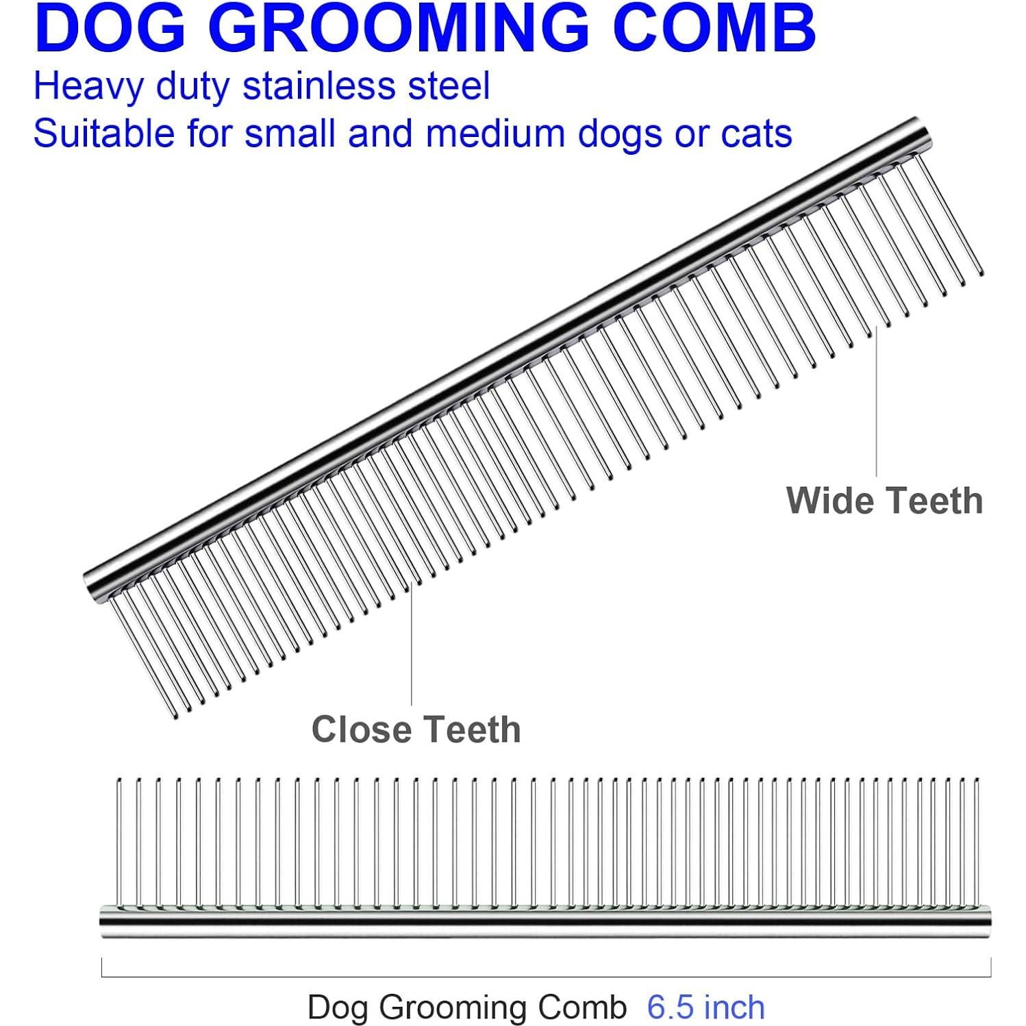 Kit de Tijeras de Aseo Profesional FAIGEO 4 en 1 para Mascotas