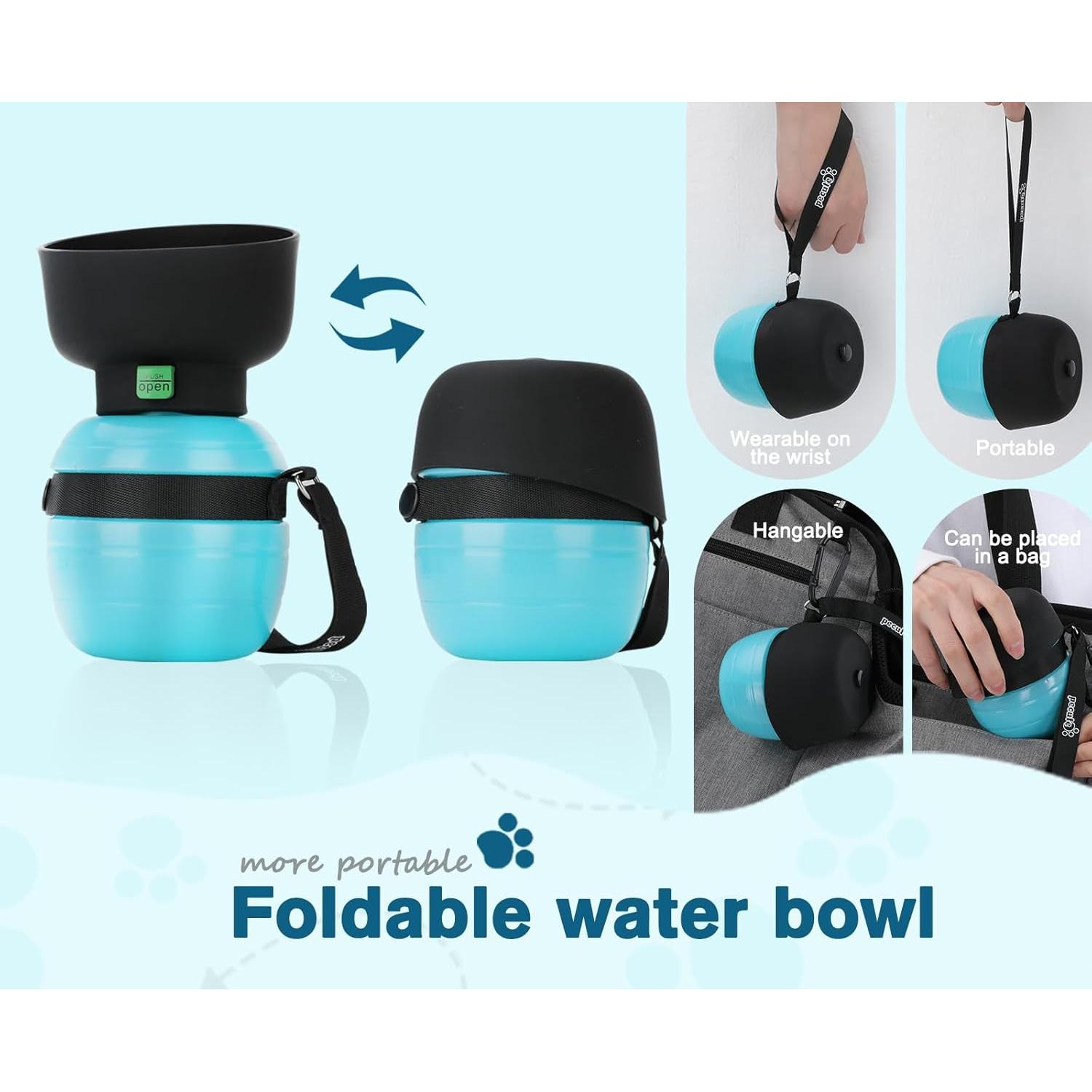 Botella de Agua Portátil Pecute 355 ml para Perros y Gatos