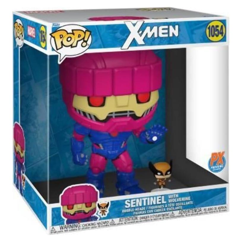 Funko Pop Jumbo X-Men Sentinel con Wolverine 25.4 cm