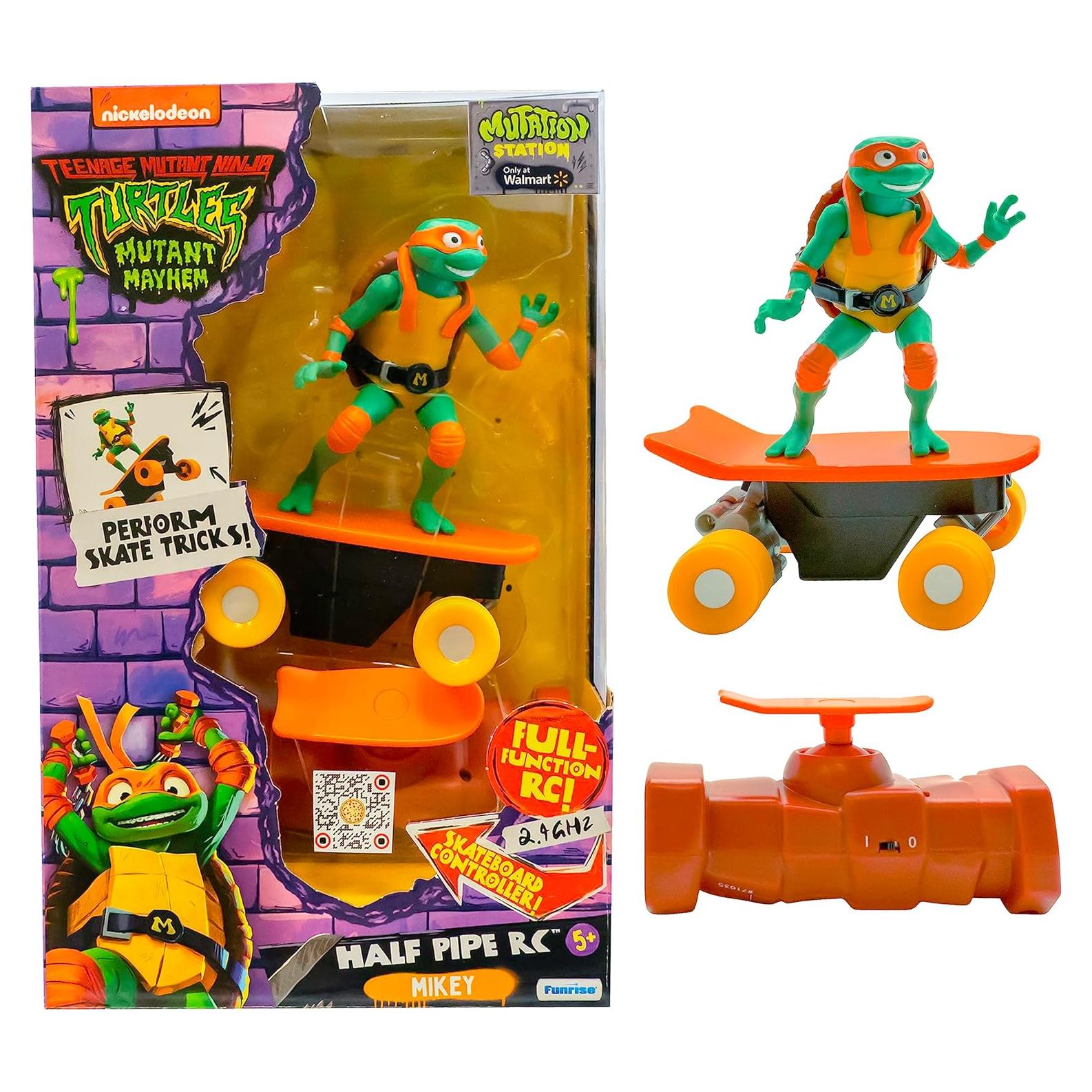 Vehículo RC Tortugas Ninja Michelangelo Patineta 2.4GHz