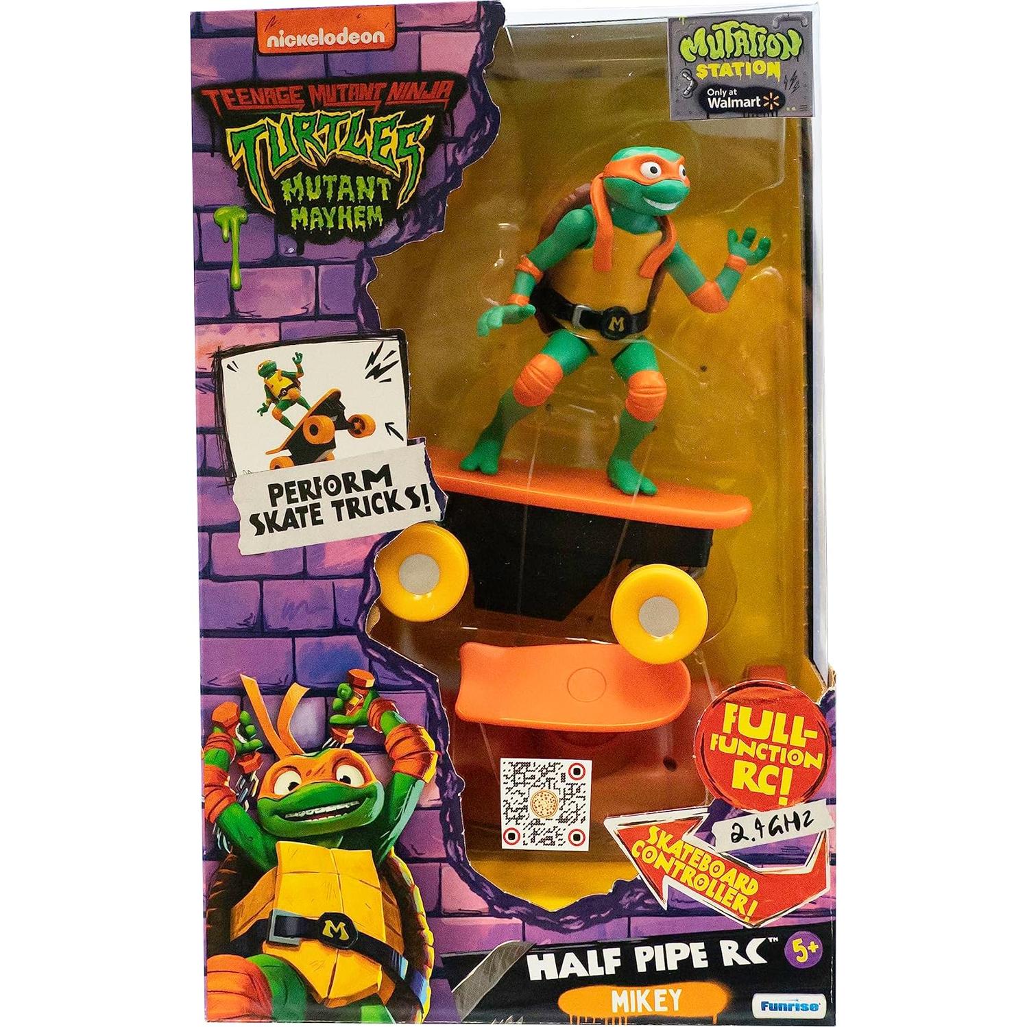 Vehículo RC Tortugas Ninja Michelangelo Patineta 2.4GHz