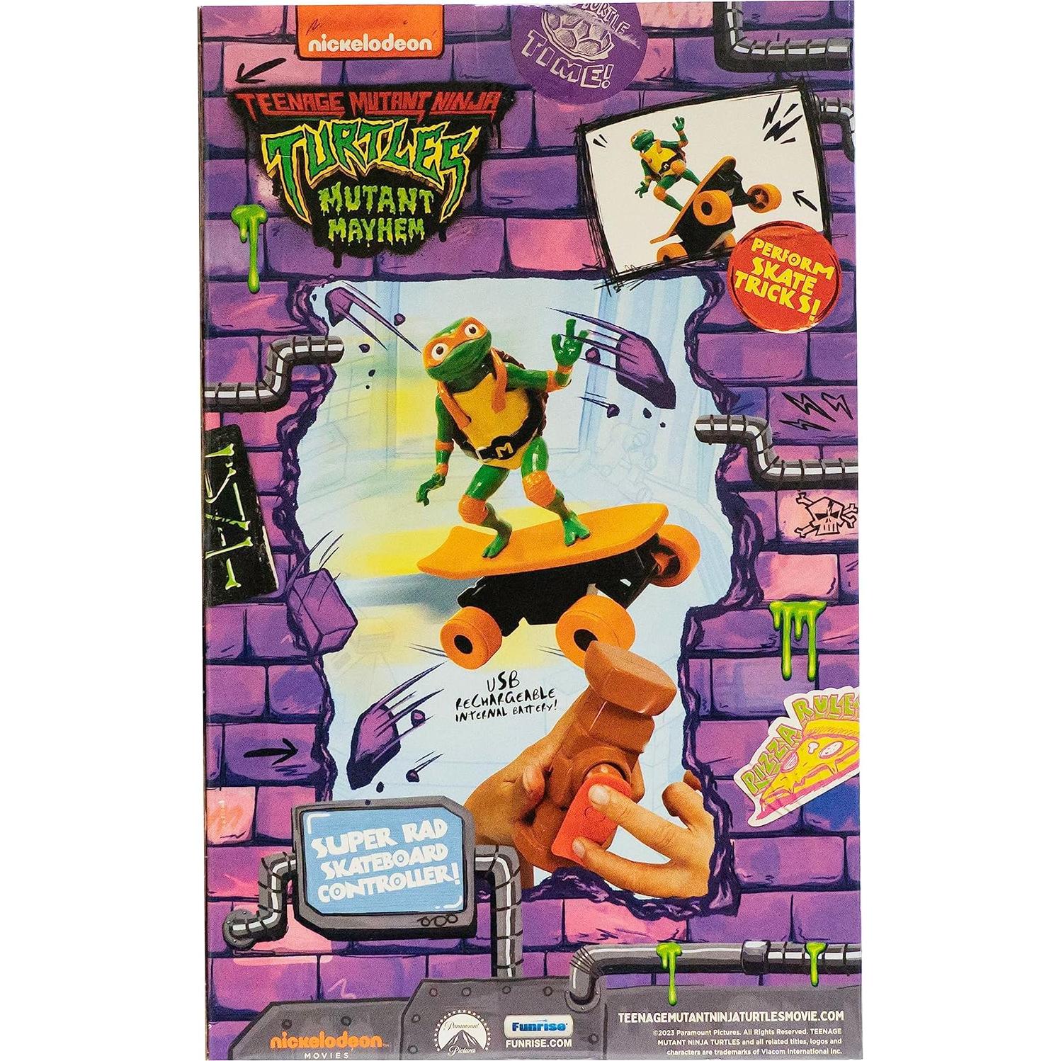 Vehículo RC Tortugas Ninja Michelangelo Patineta 2.4GHz