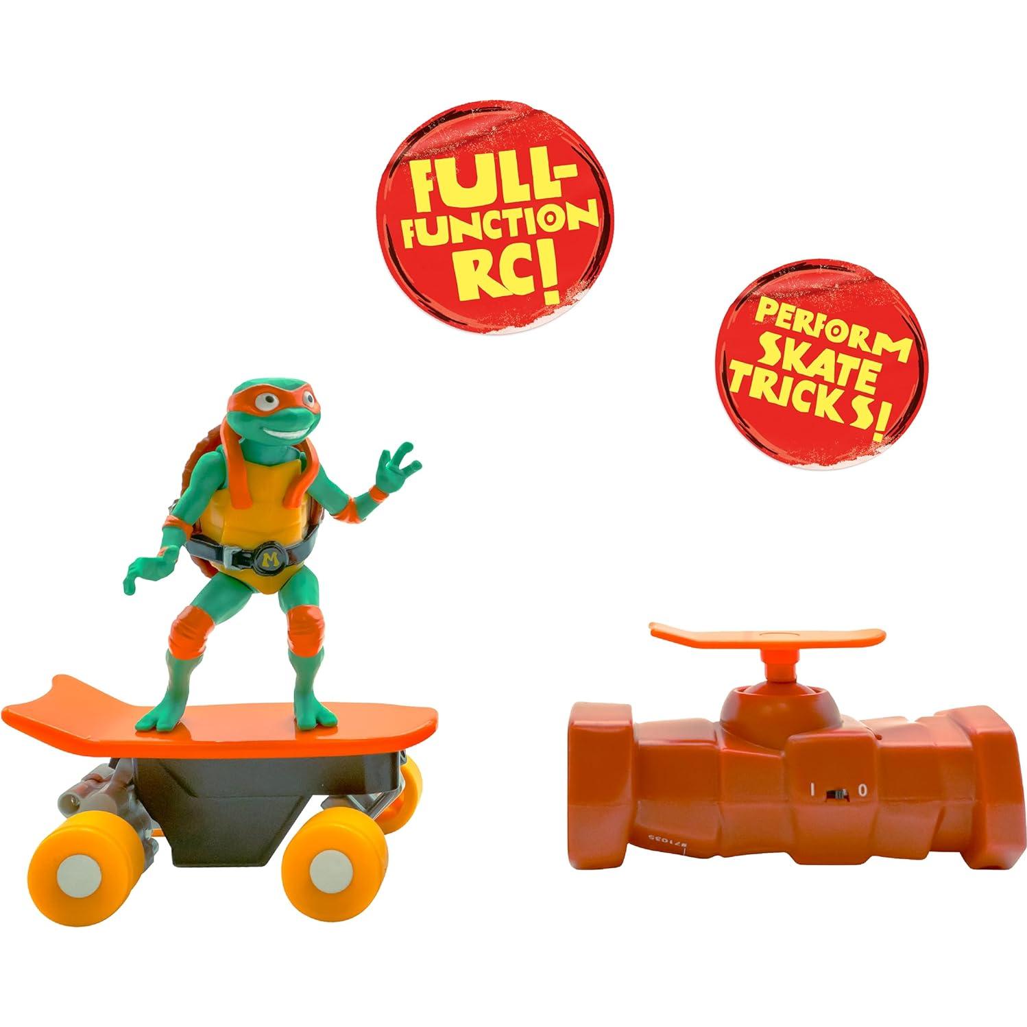Vehículo RC Tortugas Ninja Michelangelo Patineta 2.4GHz