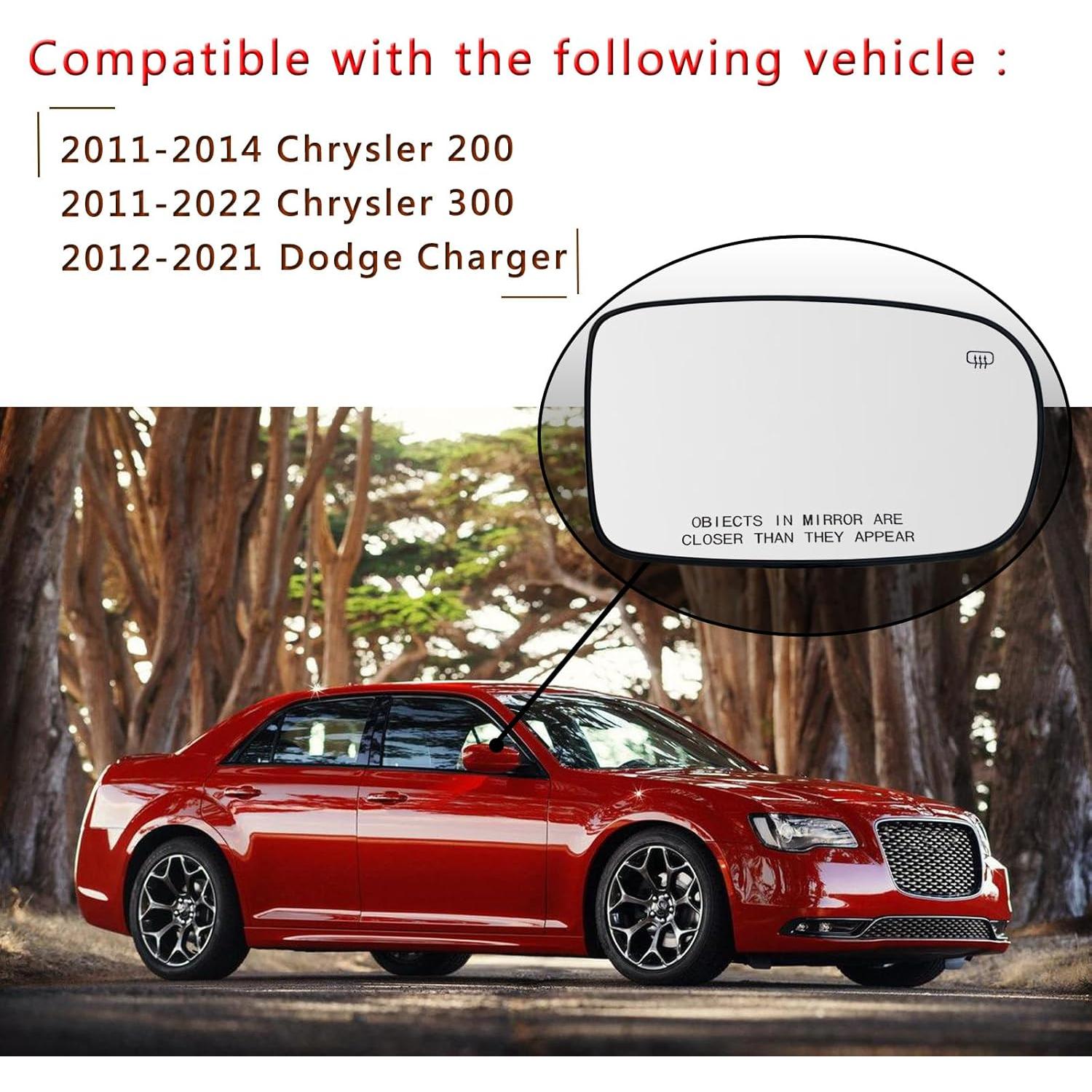 Espejo Lateral Derecho Calentado Chrysler 200 300 Dodge Charger