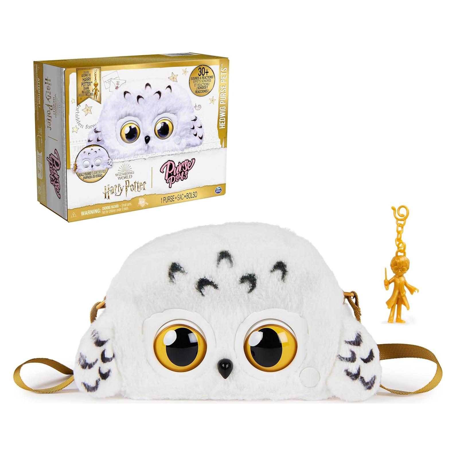 Bolso Interactivo Hedwig Harry Potter 30 Sonidos 13 cm