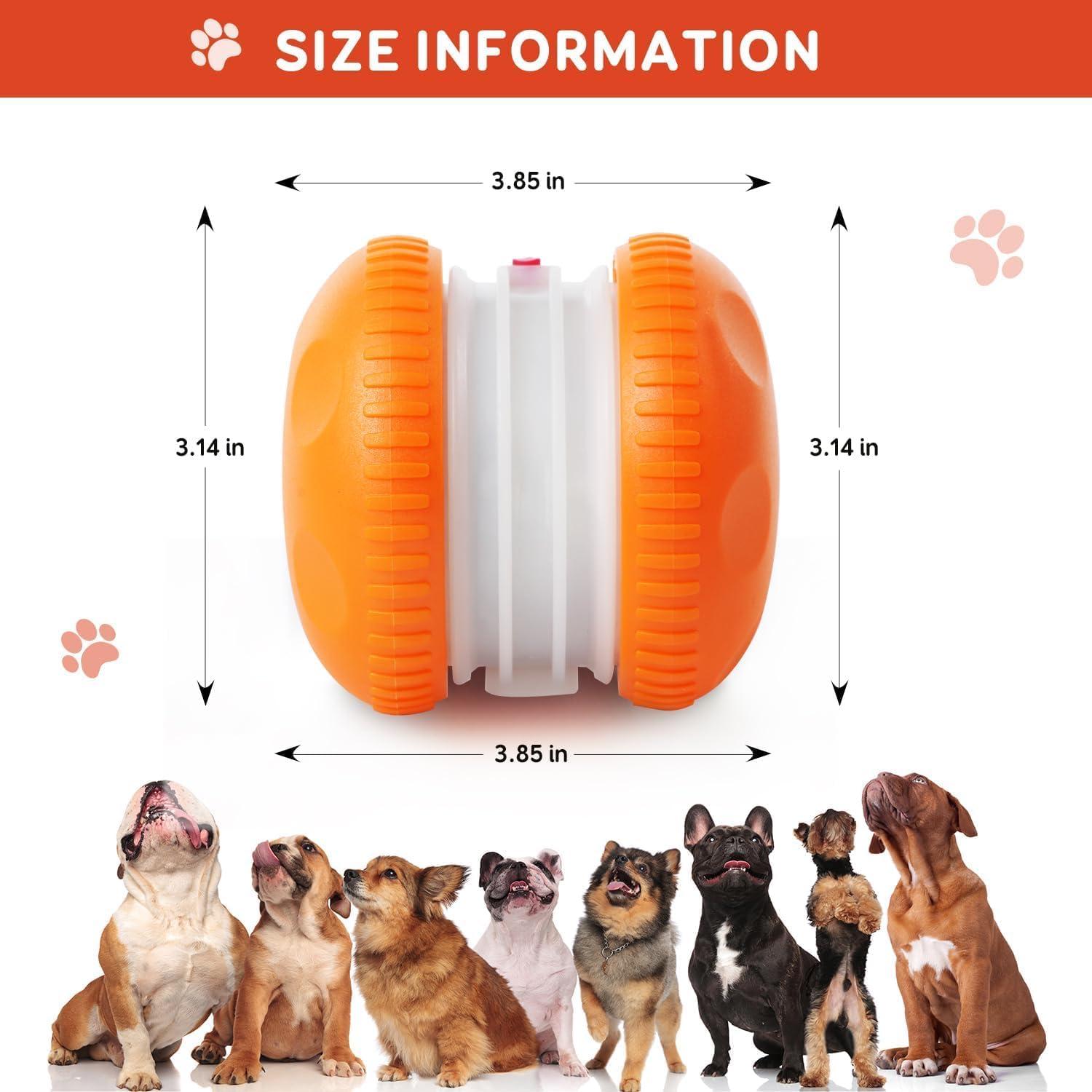 Juguete Interactivo para Perros QGI H01 Naranja con Cuerda