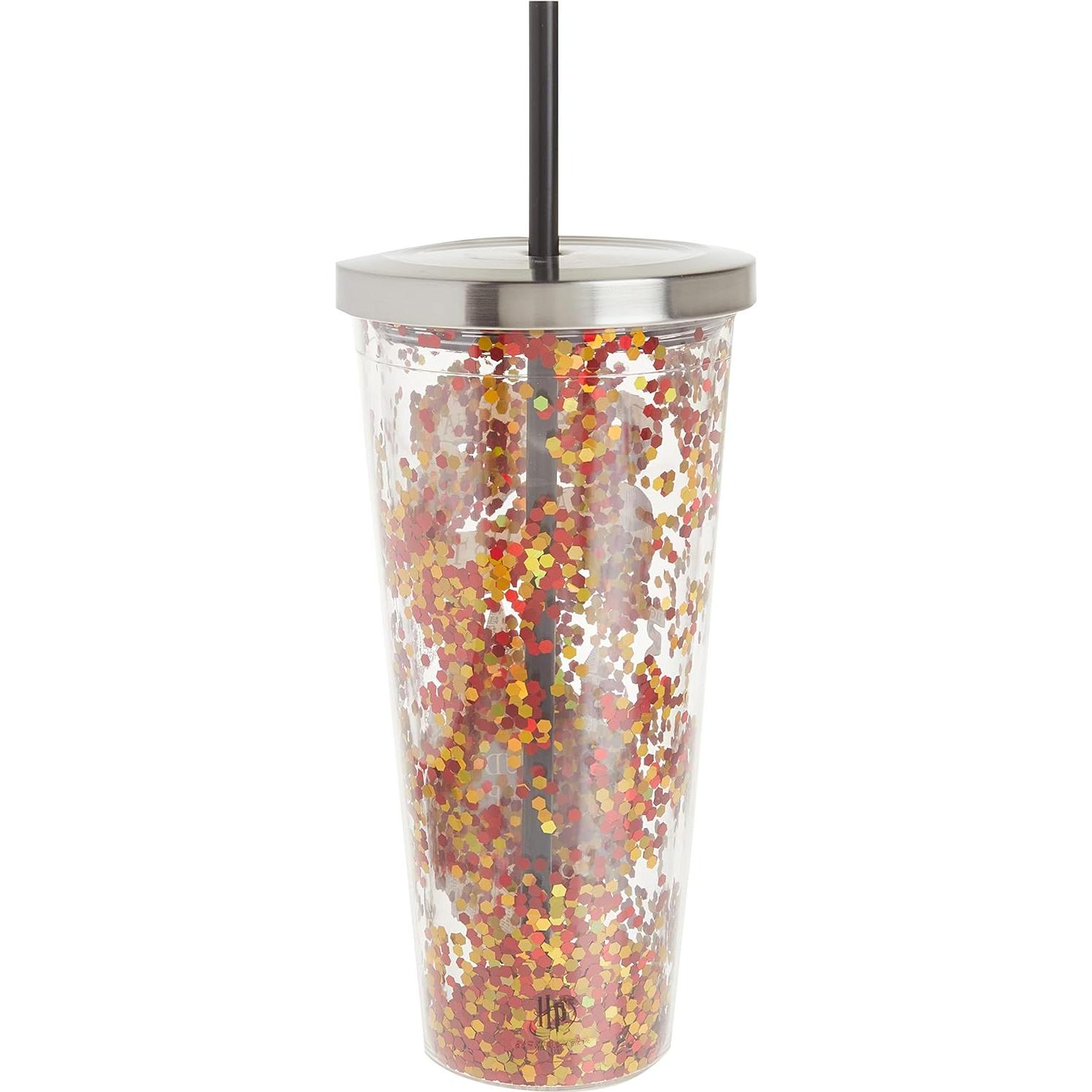 Taza Brillante Harry Potter Spoontiques 591 ml con Popote