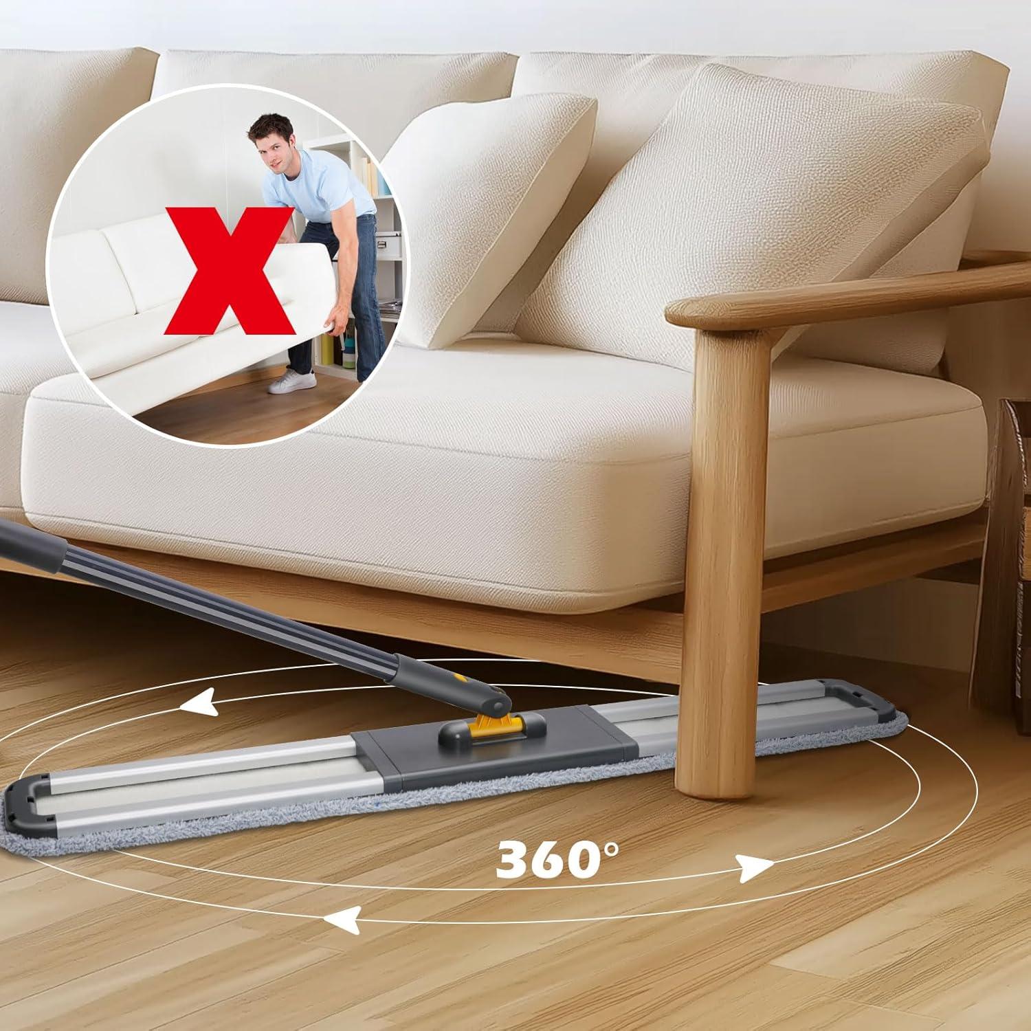 Mop Comercial MASTERTOP 91.44 cm con Mango Ajustable 157.48 cm