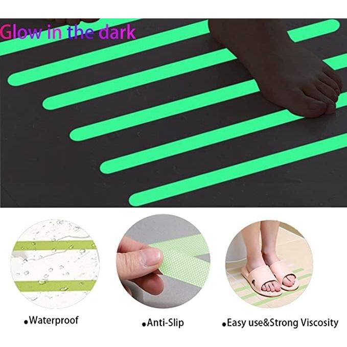 Calcomanías Antideslizantes Luminiscentes Kyerivs 24 Pcs