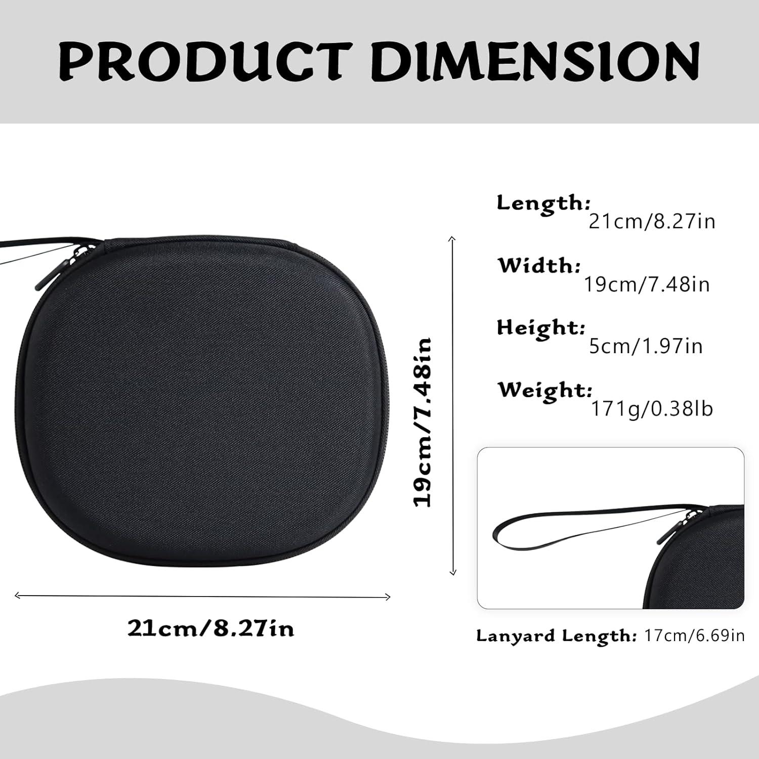 Case for Book Reading Light Compatible with Glocusent/for Nivava/for Vekkia/for LITOM/for LEDGLE/for TAKKUI Neck Reading Light Portable Storage Box for Book Lights (Case Only) Blue