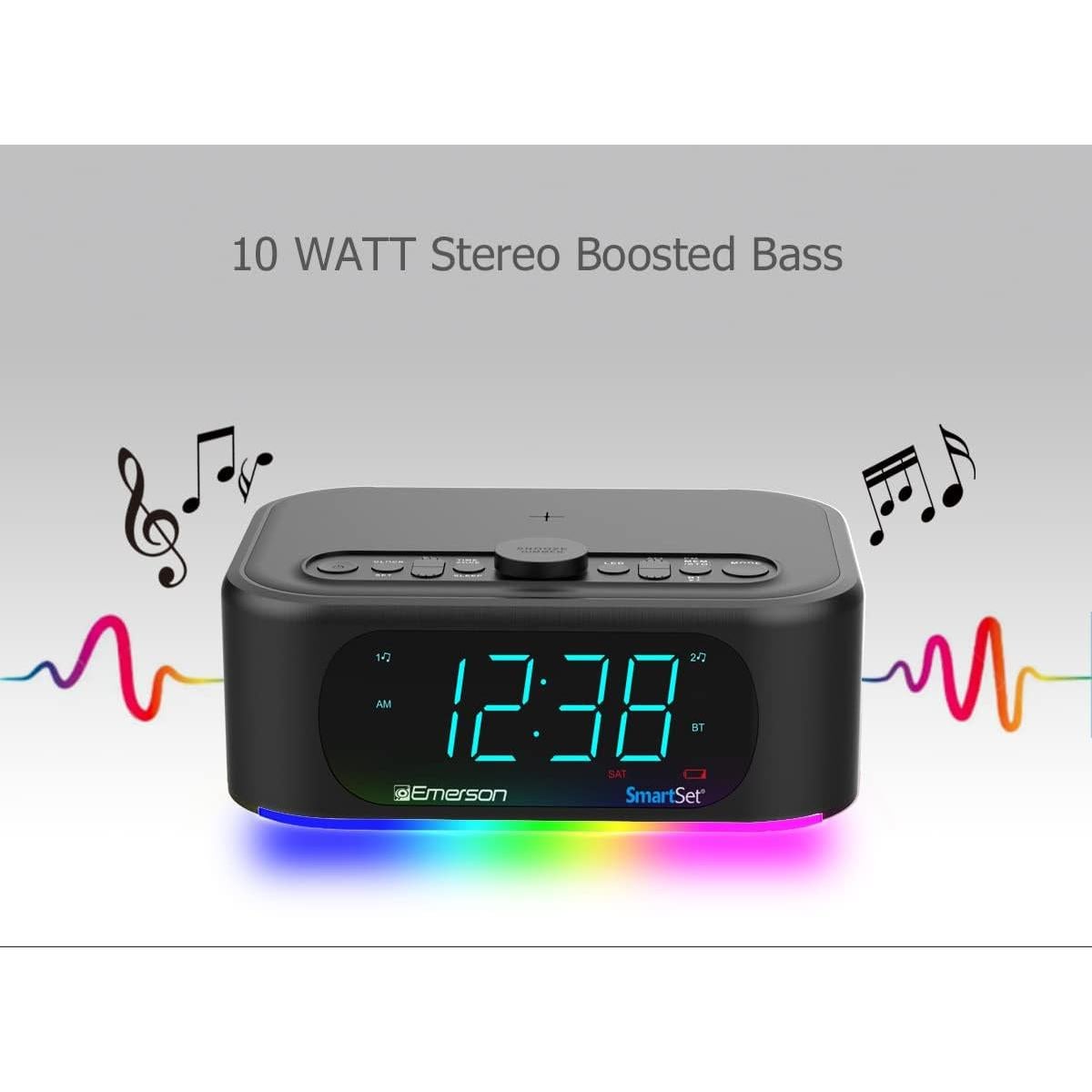 Altavoz Bluetooth Emerson Smartset 10W con Carga Inalámbrica 15W