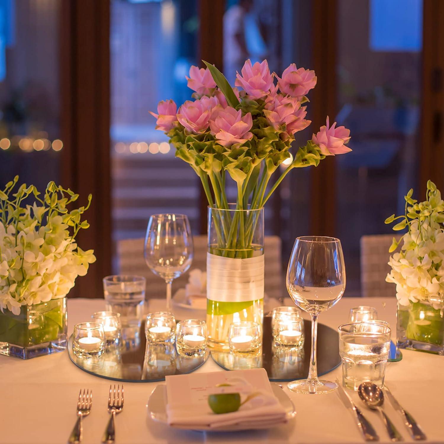 Bandeja Espejo Decorativa Boao 12 Piezas 19.81 cm Redonda