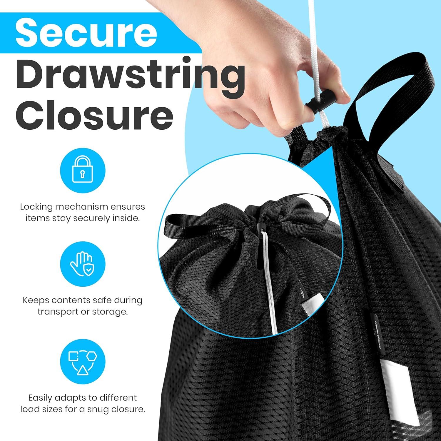 Bolsa de Lavandería de Malla Handy Laundry 1-Pack Negra