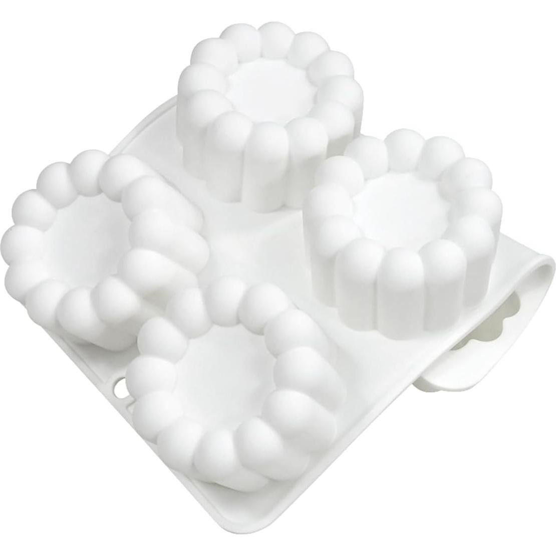 Molde de Silicona para Pastel de Mousse Mostsom A_ Flower