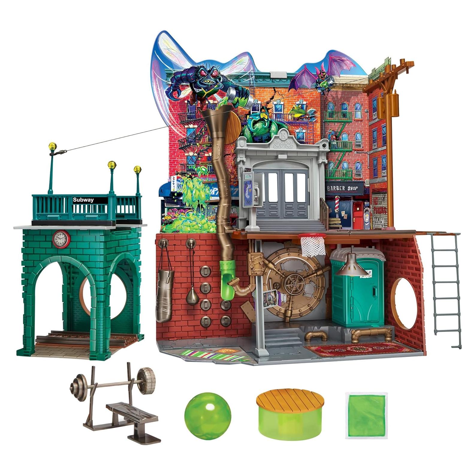 Teenage Mutant Ninja Turtles: Mutant Mayhem Sewer Lair Playset by Playmates Toys