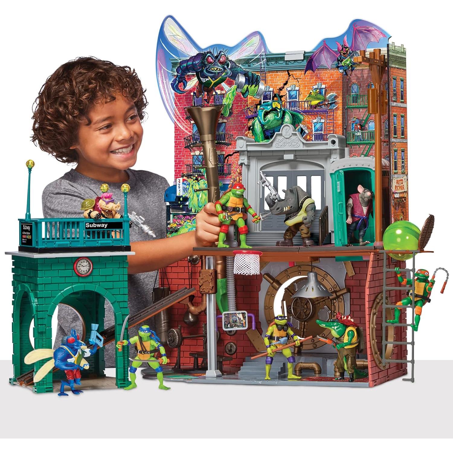 Teenage Mutant Ninja Turtles: Mutant Mayhem Sewer Lair Playset by Playmates Toys