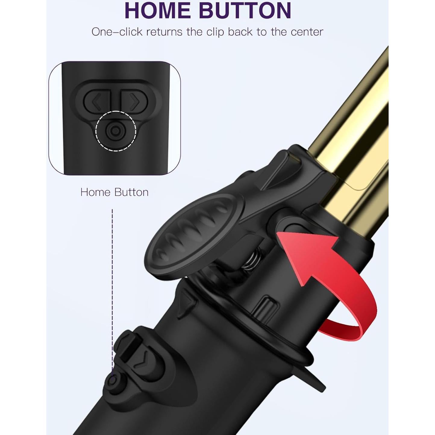 Rizador Automático de Pelo Zavarea 1" Barril Largo Negro