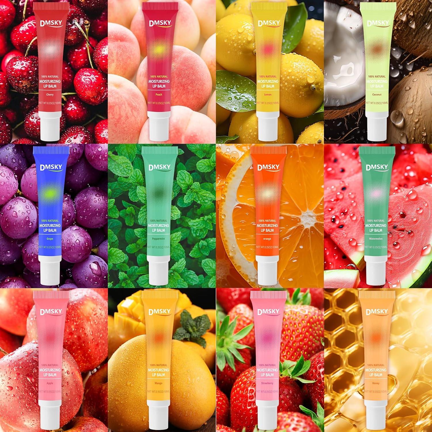 Set de Brillo Labial Hidratante Dmsky 12 Sabores 10.4 ml