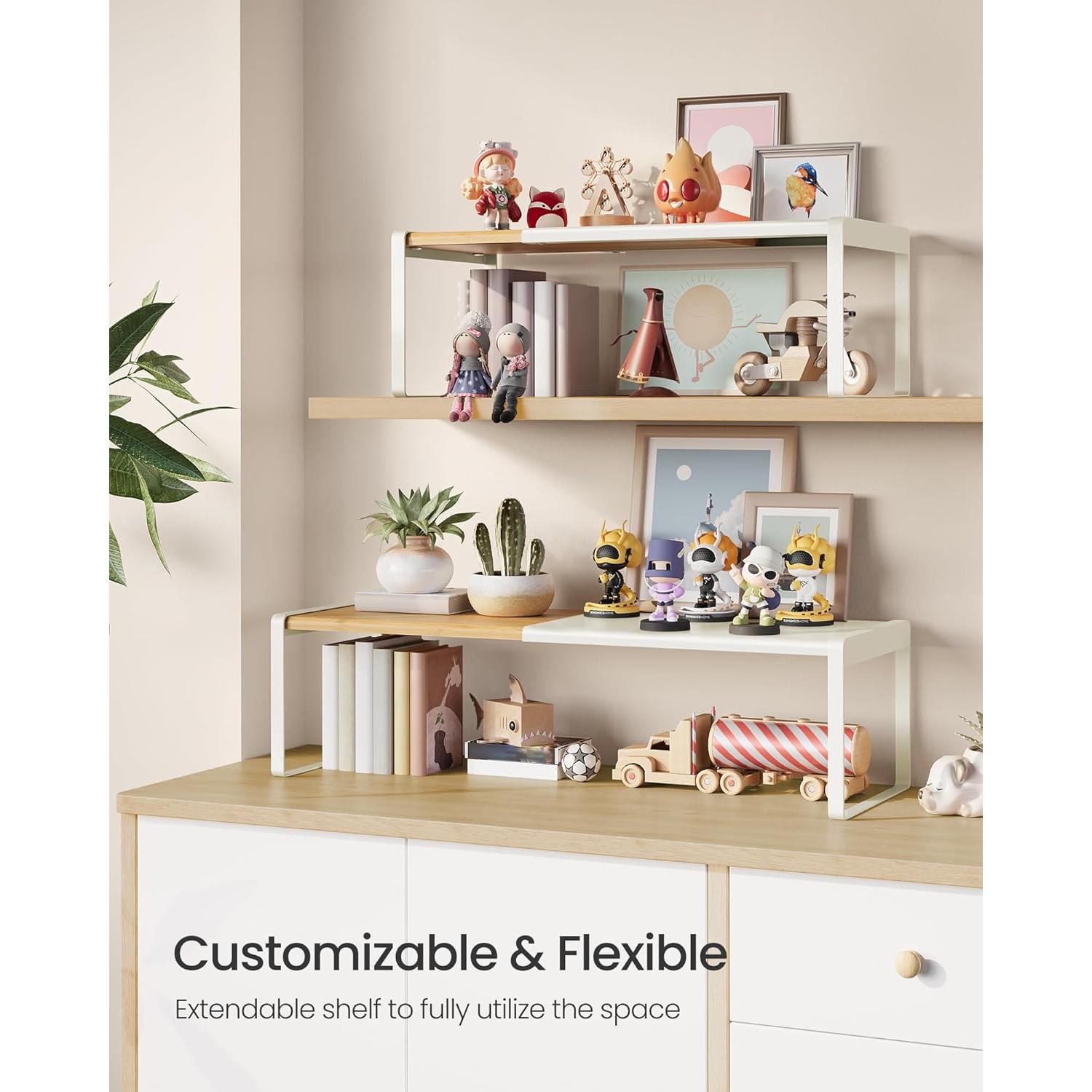 Estante para Especias SONGMICS HOME Extensible Bambú y Metal