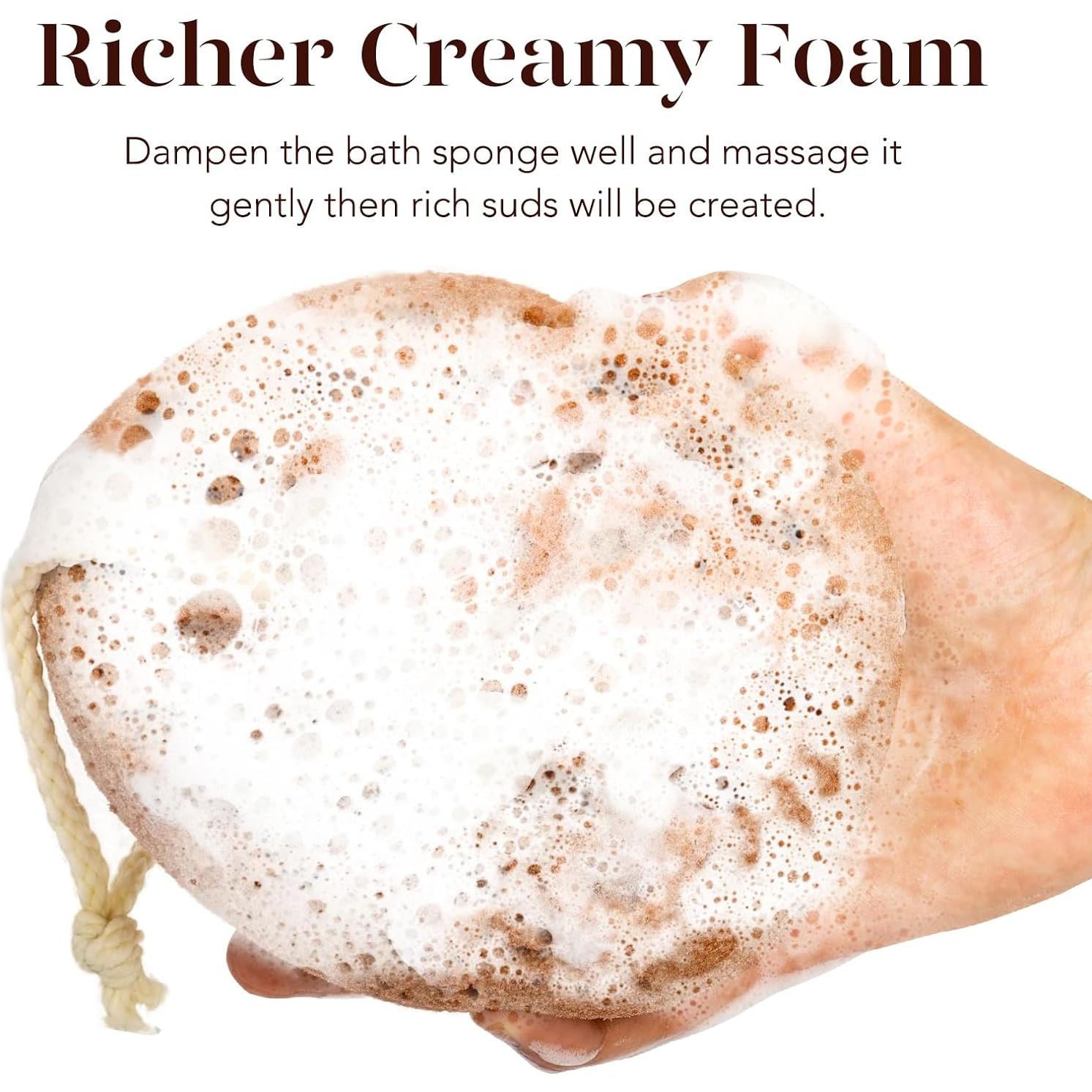 Esponja de Baño BAIMEI Lufa Rosa Gris - 2 Unidades