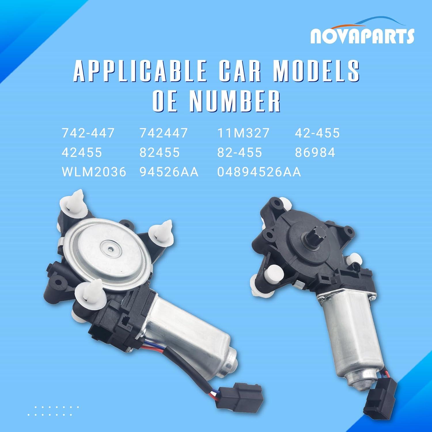 Motor Elevación Ventana Eléctrica NOVAPARTS 742-447 Derecho