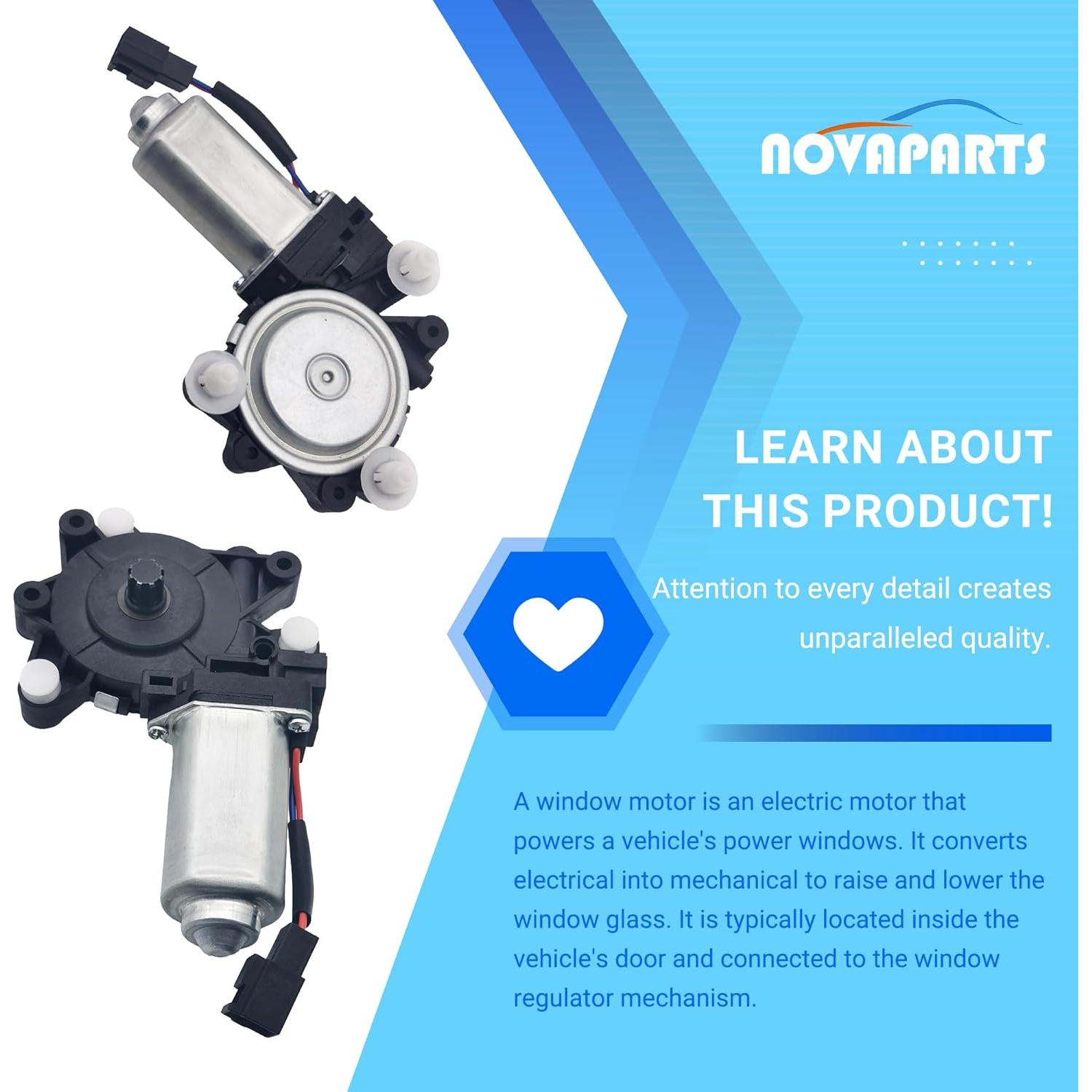 Motor Elevación Ventana Eléctrica NOVAPARTS 742-447 Derecho