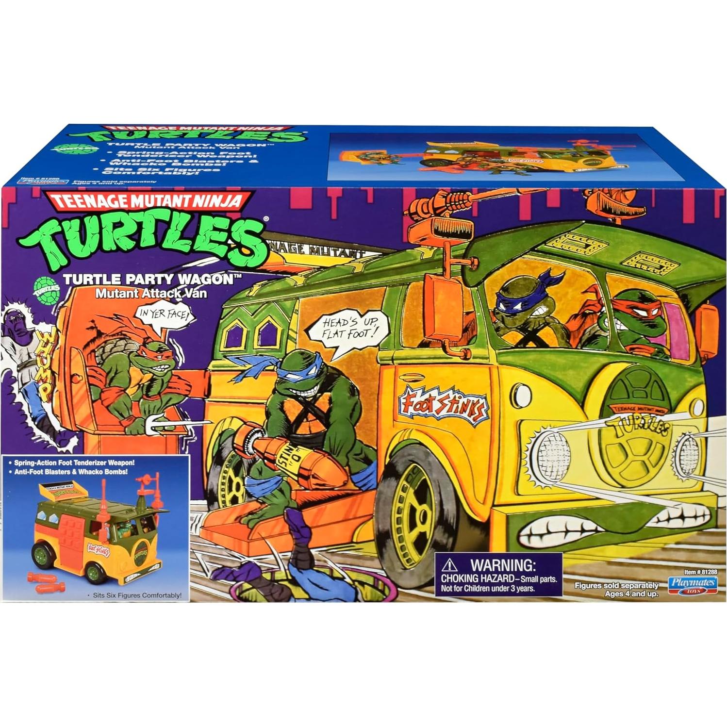 Furgoneta de Fiesta Original TMNT Playmates 50x40 cm