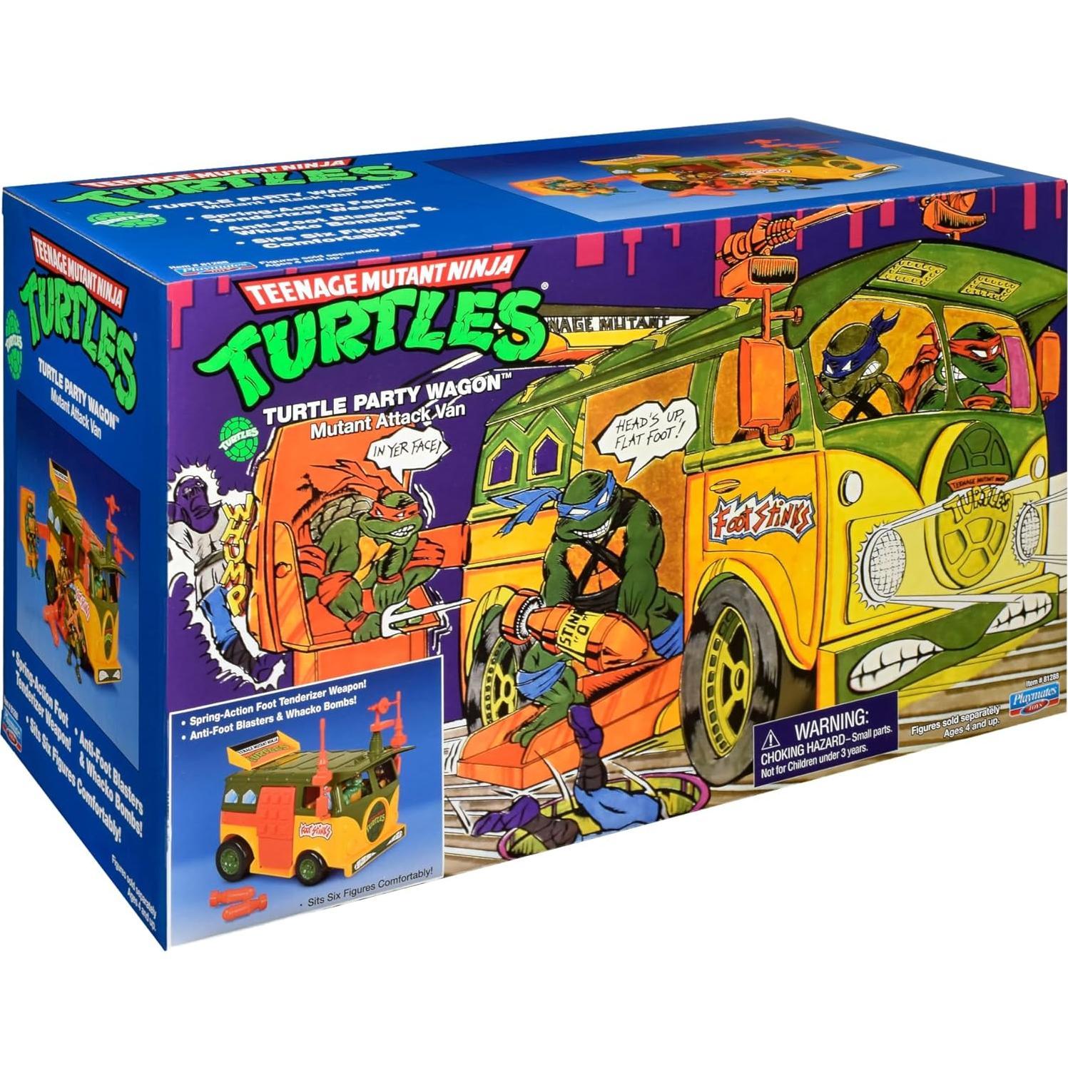 Furgoneta de Fiesta Original TMNT Playmates 50x40 cm