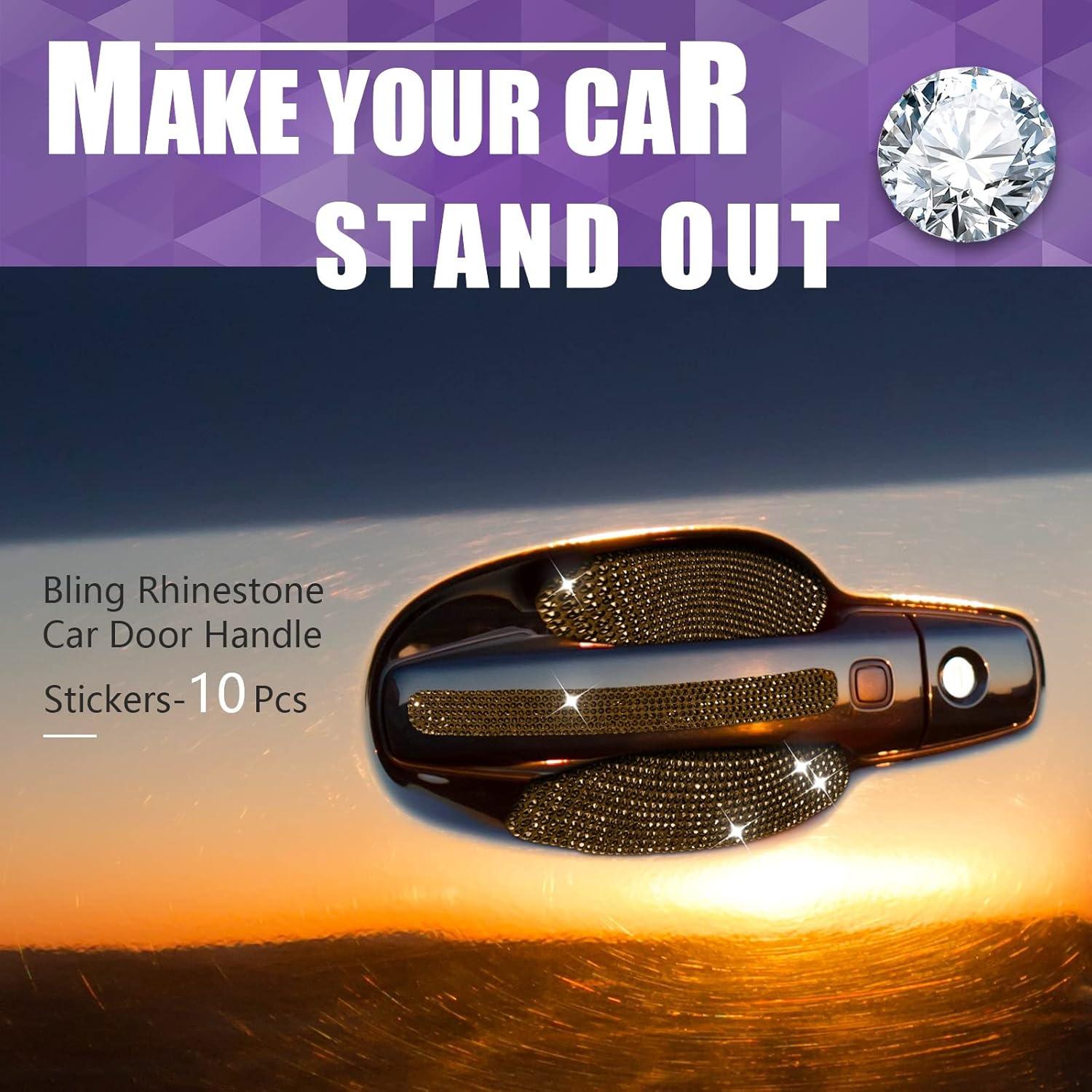 Accesorios Brillantes para Automóvil Frienda - 10 Piezas