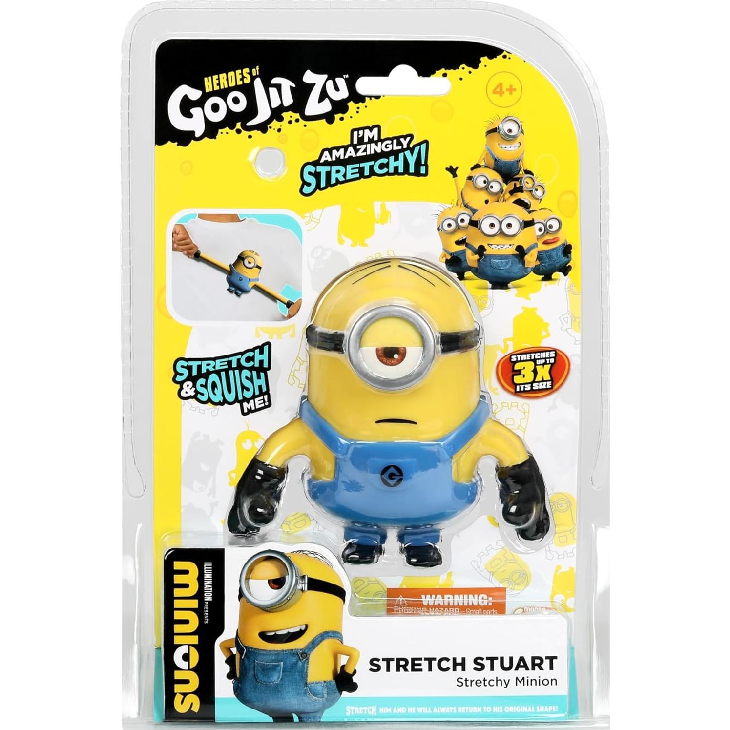 Figura de Acción Stretch Stuart Minion Elástico Goo Jit Zu 13.2 cm