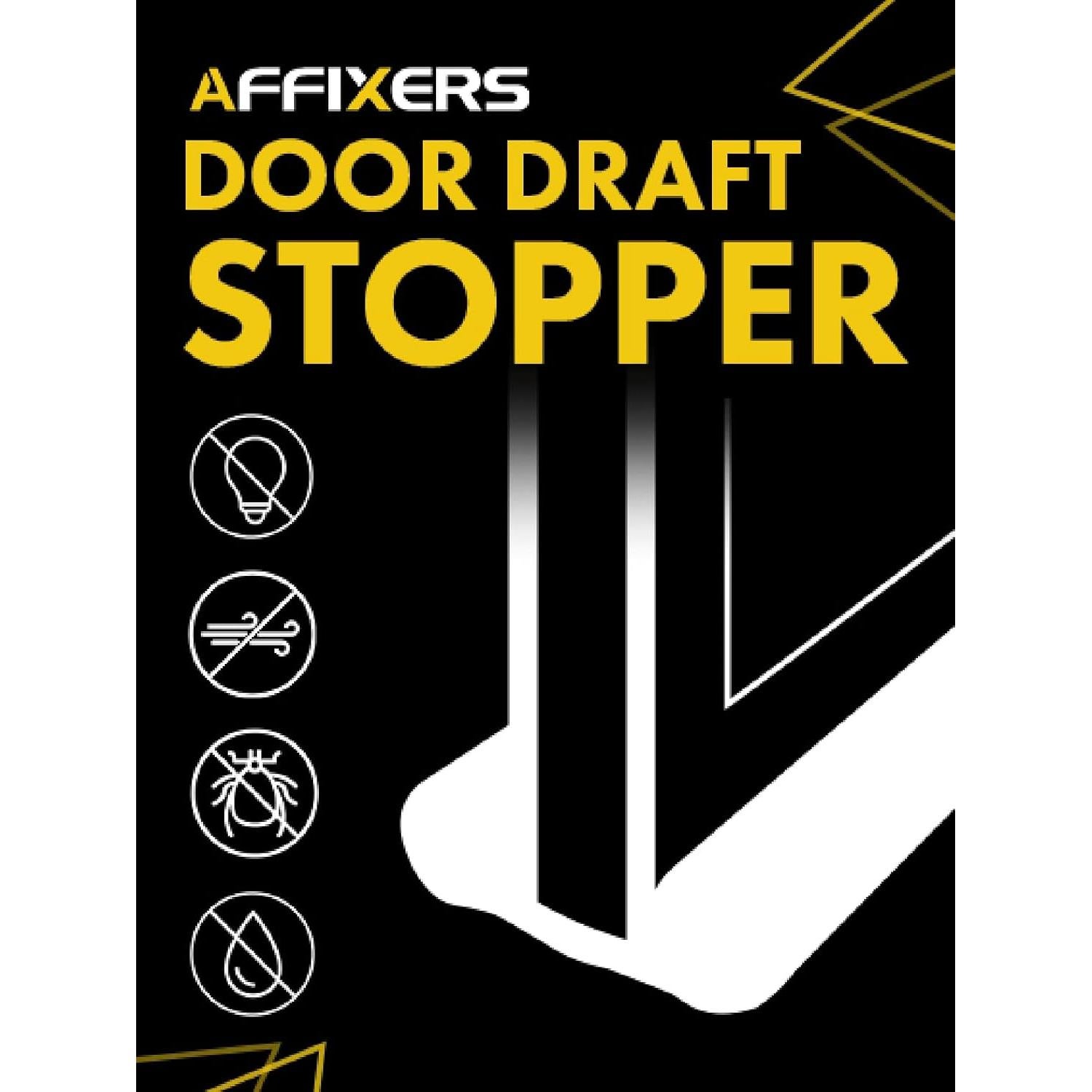 Detenedor de Corrientes de Aire AFFIXERS 91.44 cm Negro