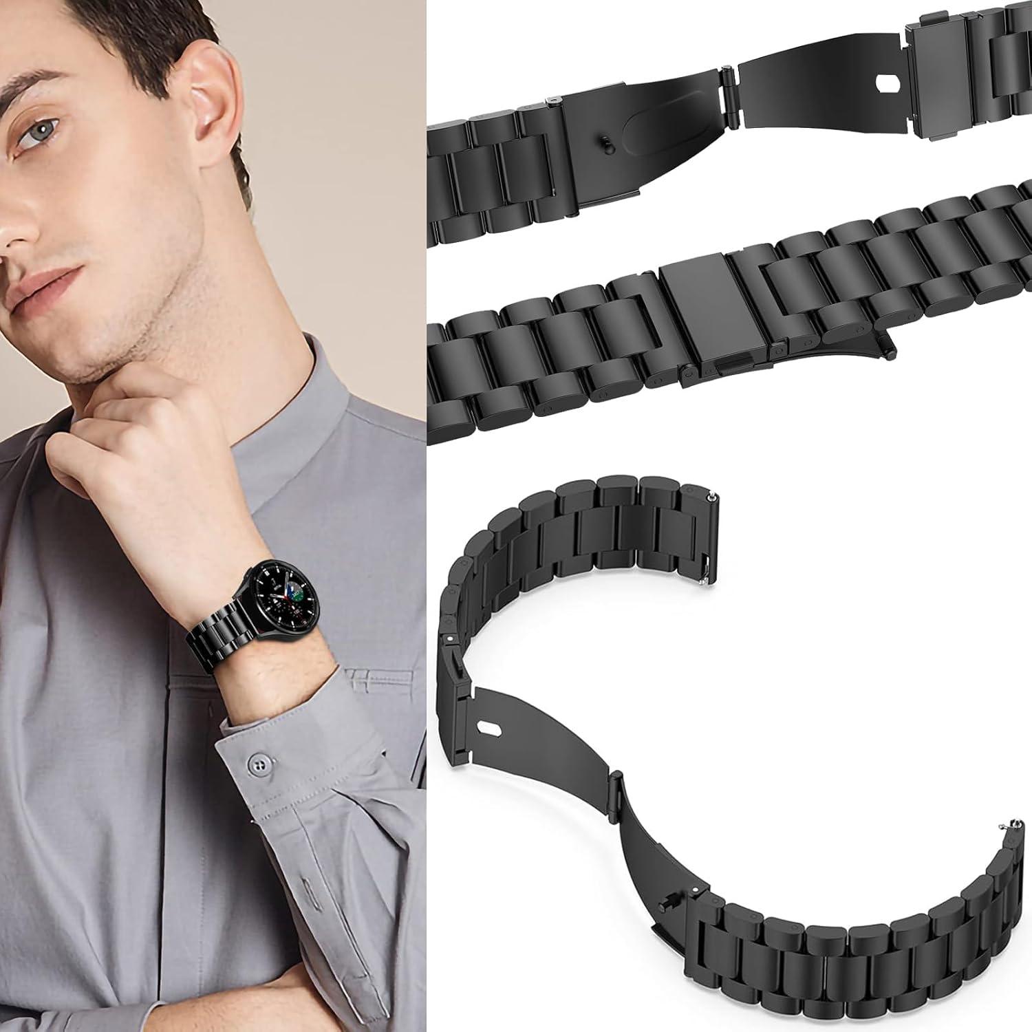 Correas de Metal Inoxidable para Reloj Xiaomi - Paquete de 2