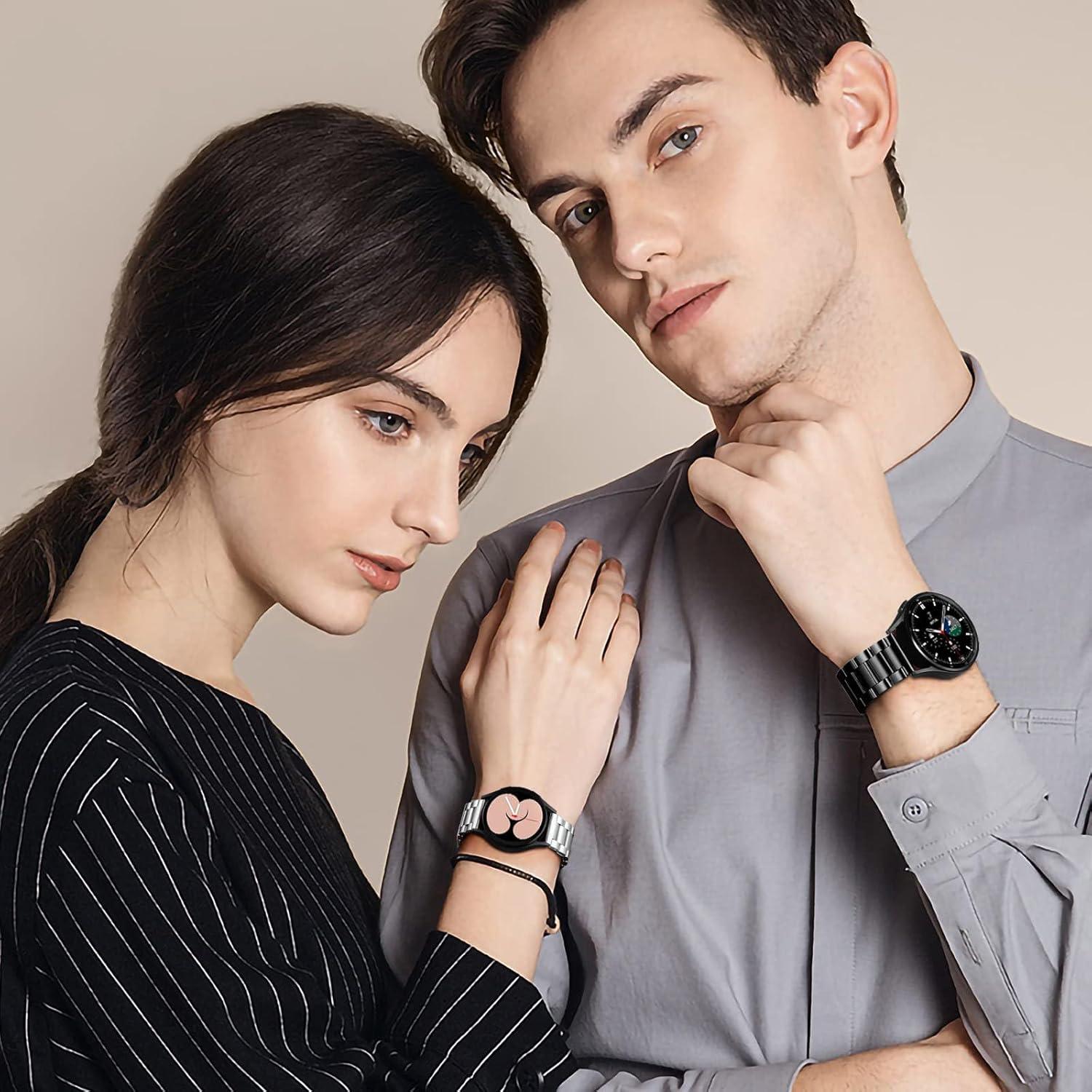 Correas de Metal Inoxidable para Reloj Xiaomi - Paquete de 2