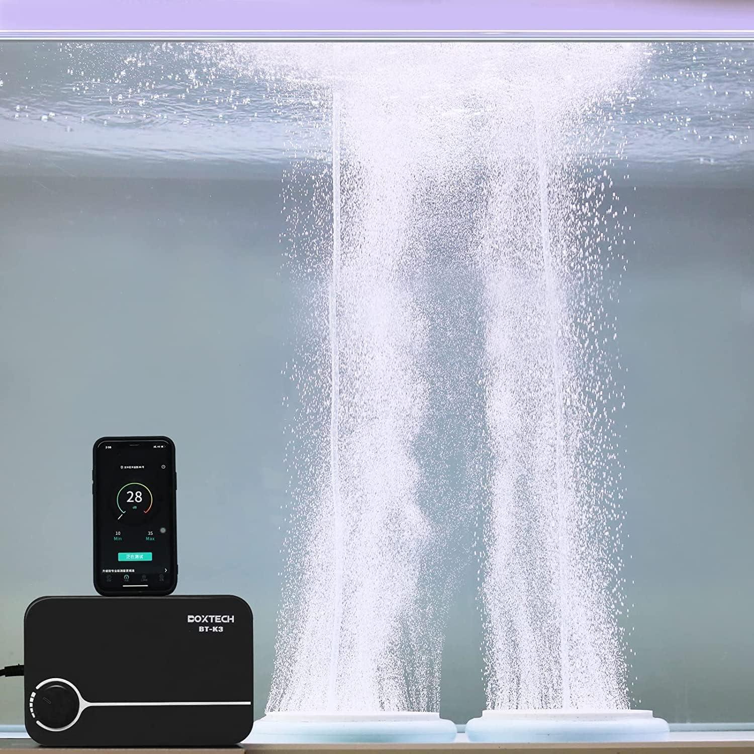 Bomba de Aire Ajustable Boxtech K3 para Acuario 8W 4L/min