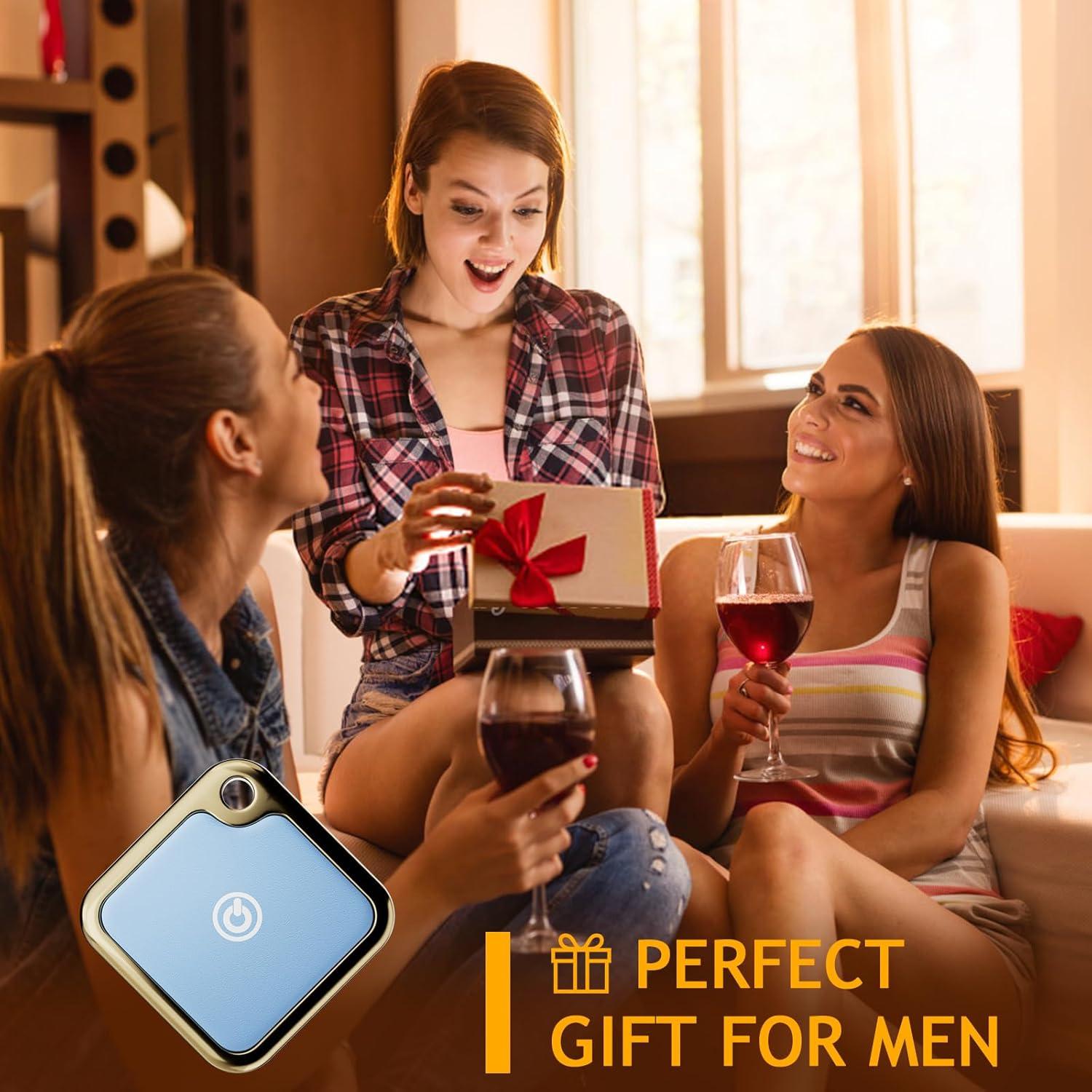 Trackers Like Apple Airtags Airtag Air Tag, for Dog Cat Key Luggage Tile Tracker,Similar,Air Tags-2 Pack,1 Pack Work with Apple Find My (iOS Only) (1Pack/Pink) (1Pack/Blue)