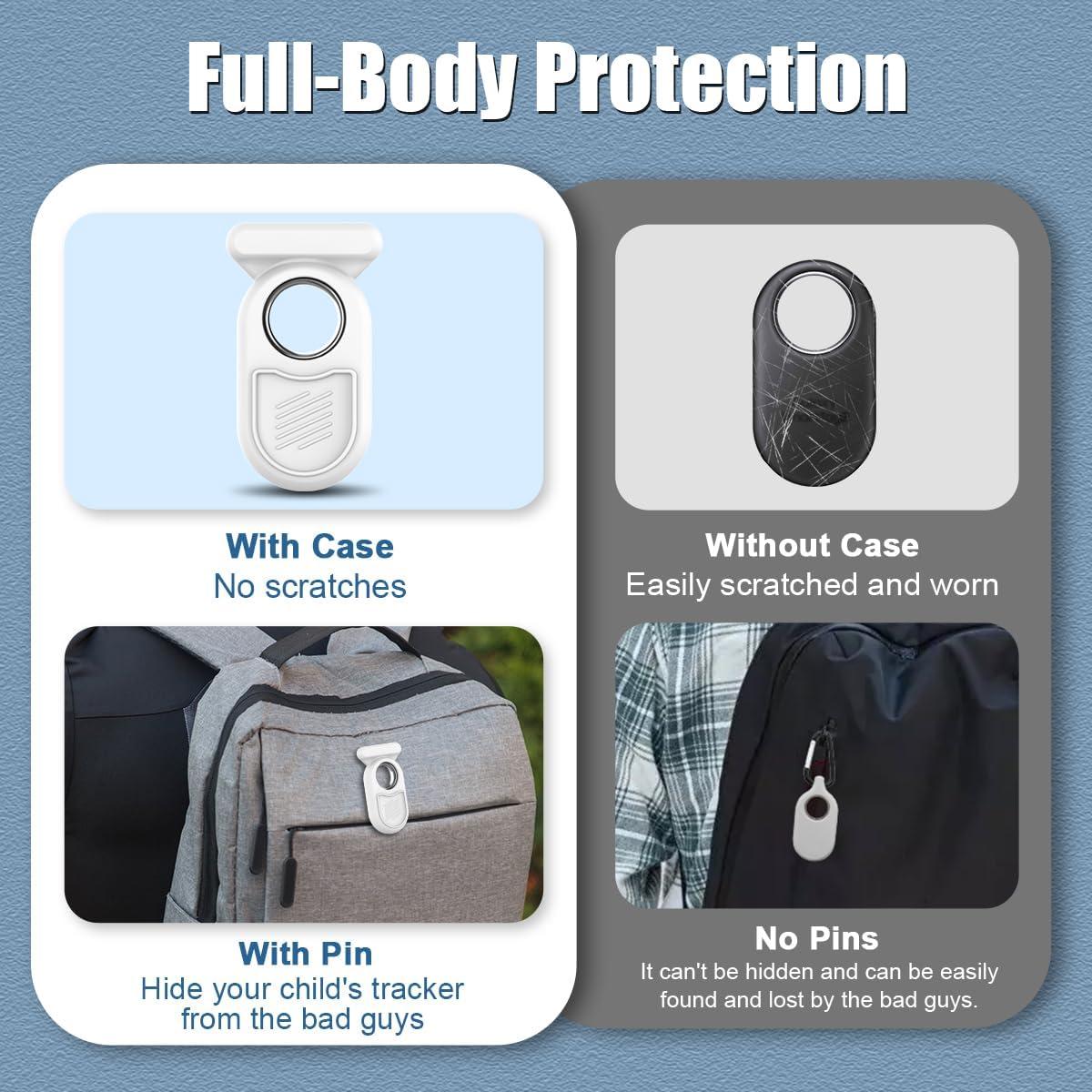 Funda Protectora de Silicona para Samsung Galaxy SmartTag2 - 2 Pcs