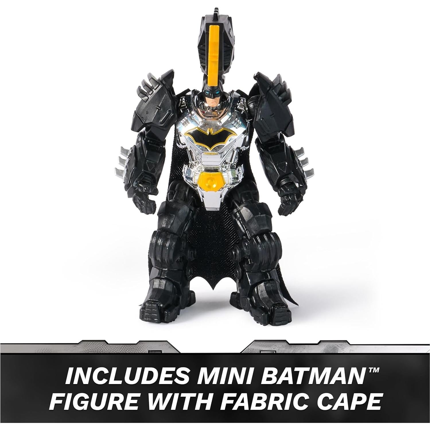 Figuras de Acción DC Metal Force Brainiac 30.48 cm y Batman 10.16 cm