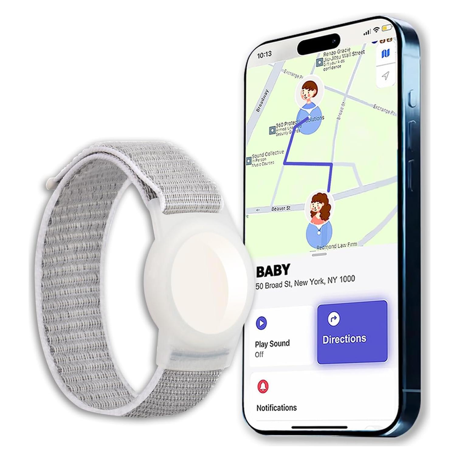 Rastreador GPS para Niños y Ancianos - Pulsera Localizadora iOS