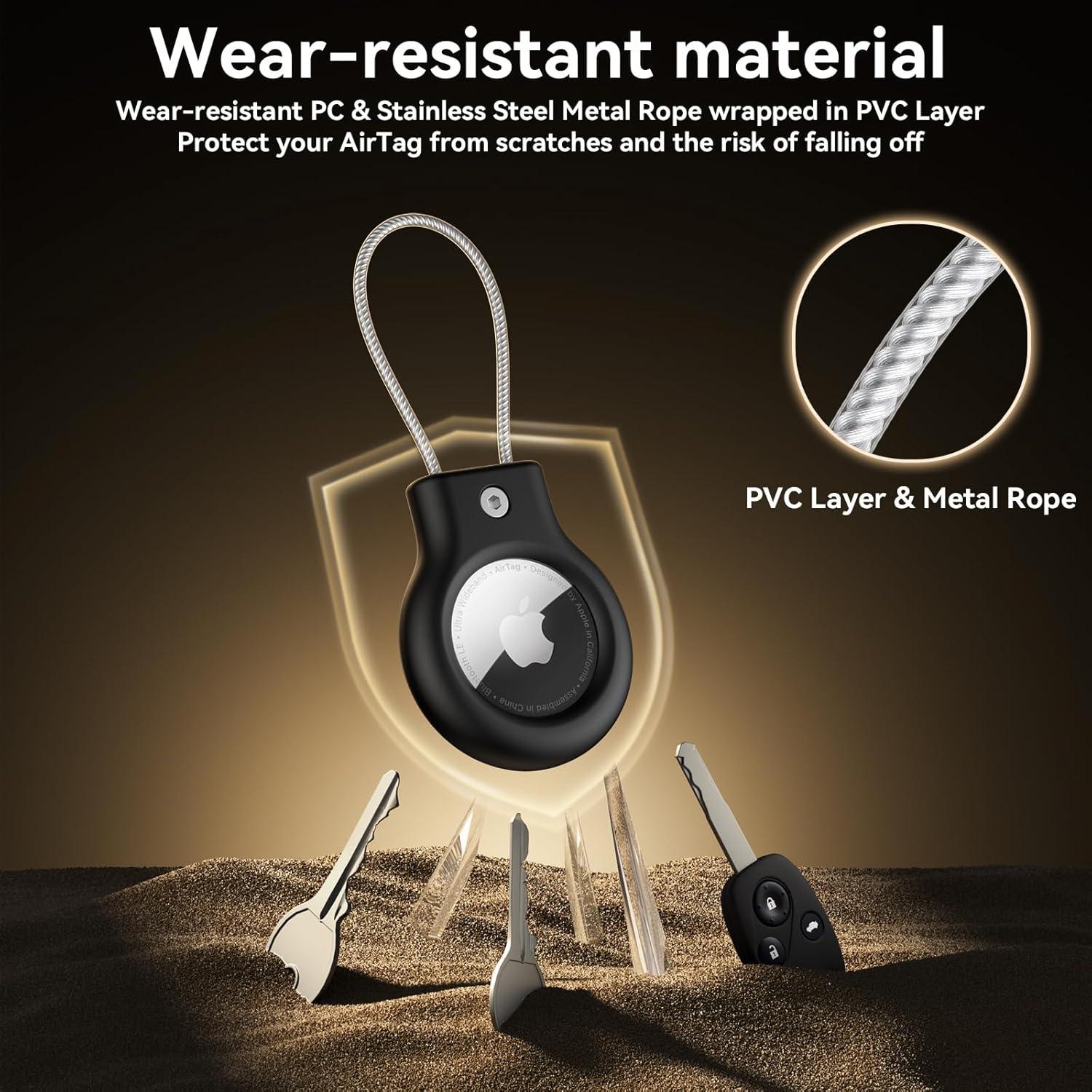 Paquete de 2 fundas Vancle para Apple AirTag - Antipérdida