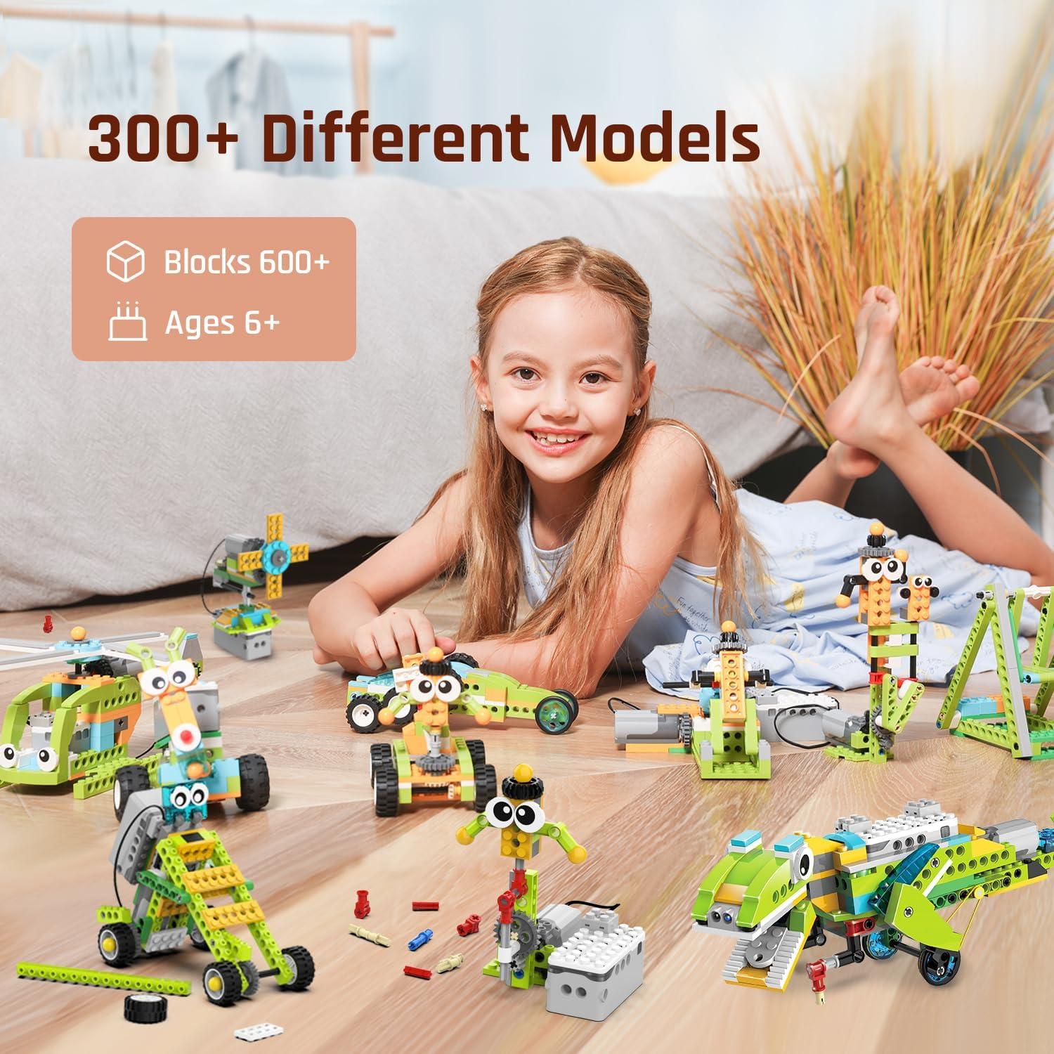 Kit de Robot de Programación Makerzoid Premium 600 Bloques