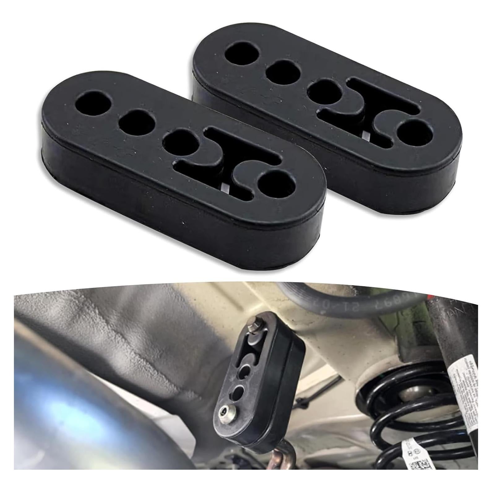 Soporte de Escape de Goma Leediga 2 PCS Ajustable Universal