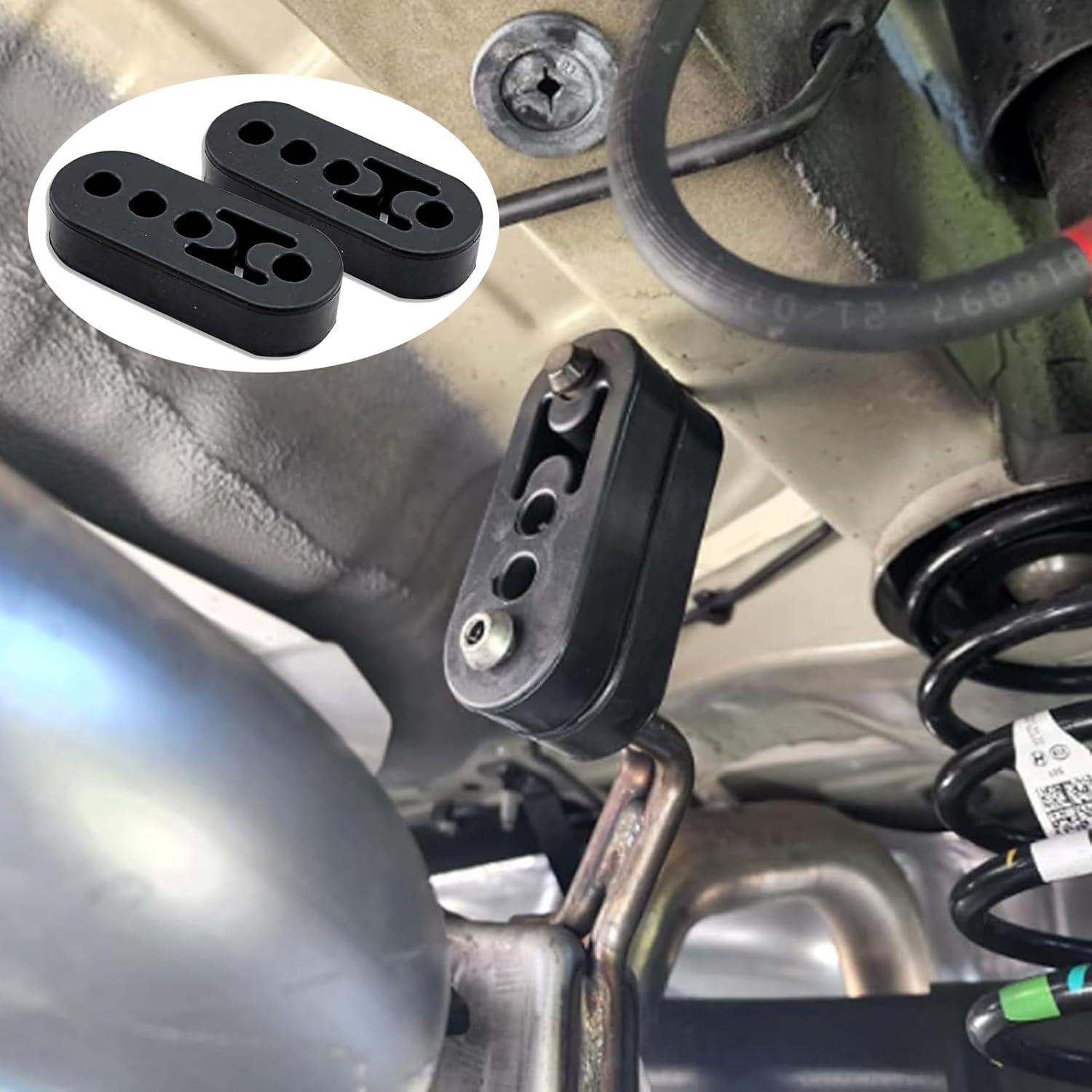 Soporte de Escape de Goma Leediga 2 PCS Ajustable Universal