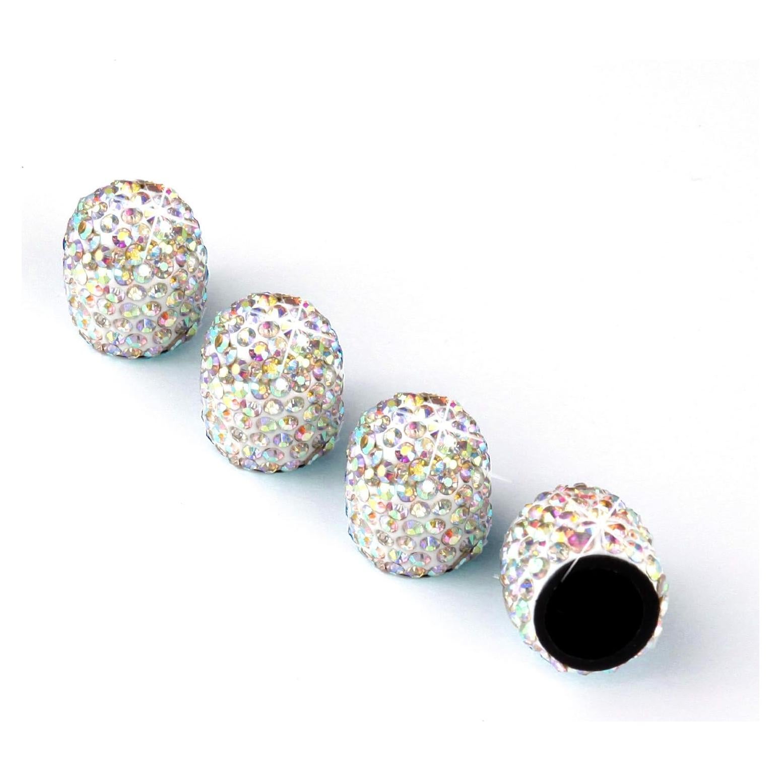 Tapones de Válvula de Neumático JUSTTOP 4 Piezas Cristal AB