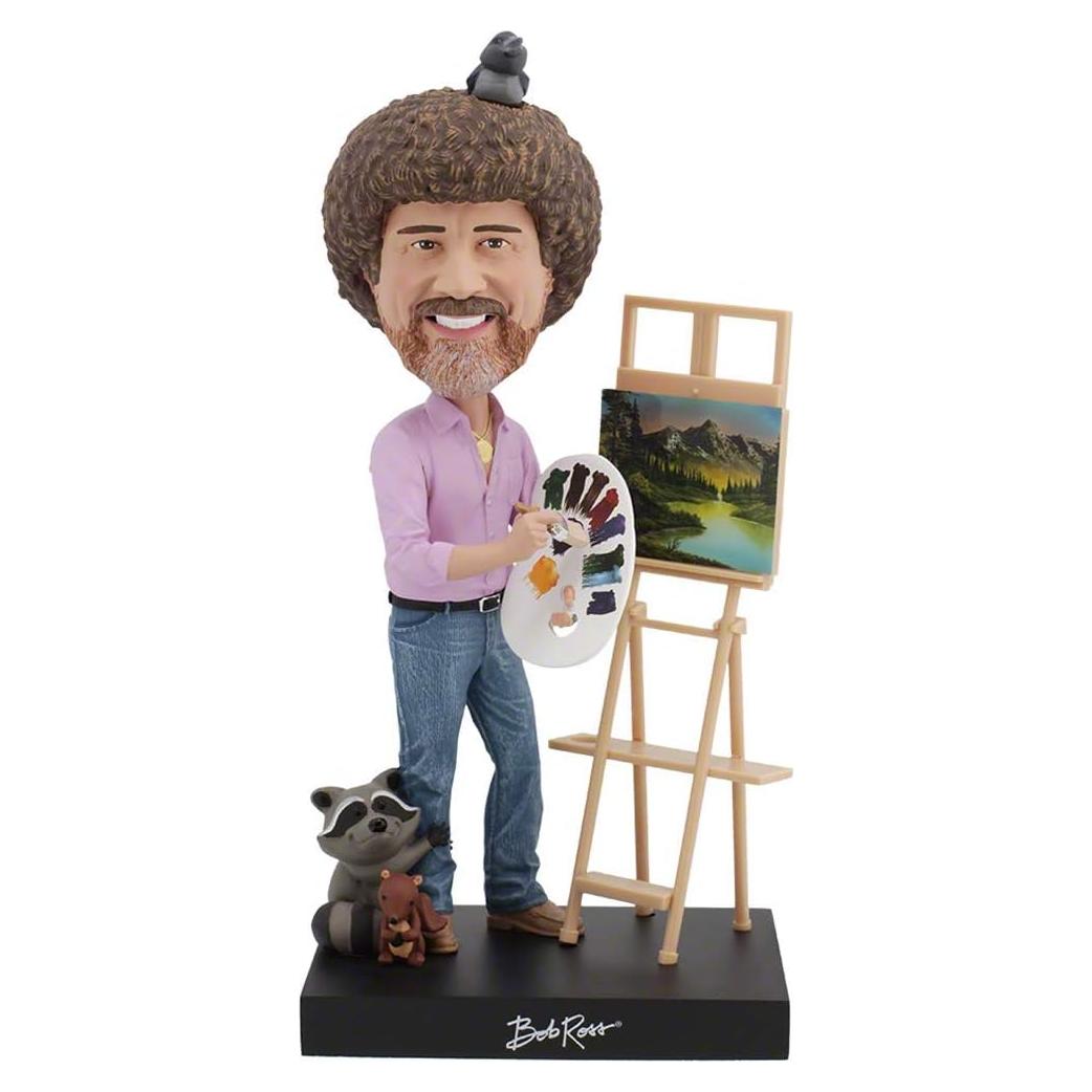 Estatua Coleccionable Bob Ross Bobblehead 20 cm Royal Bobbles