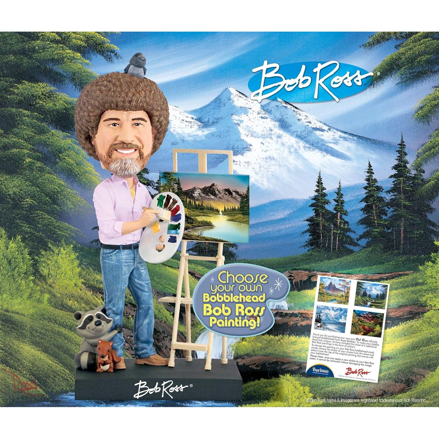 Estatua Coleccionable Bob Ross Bobblehead 20 cm Royal Bobbles