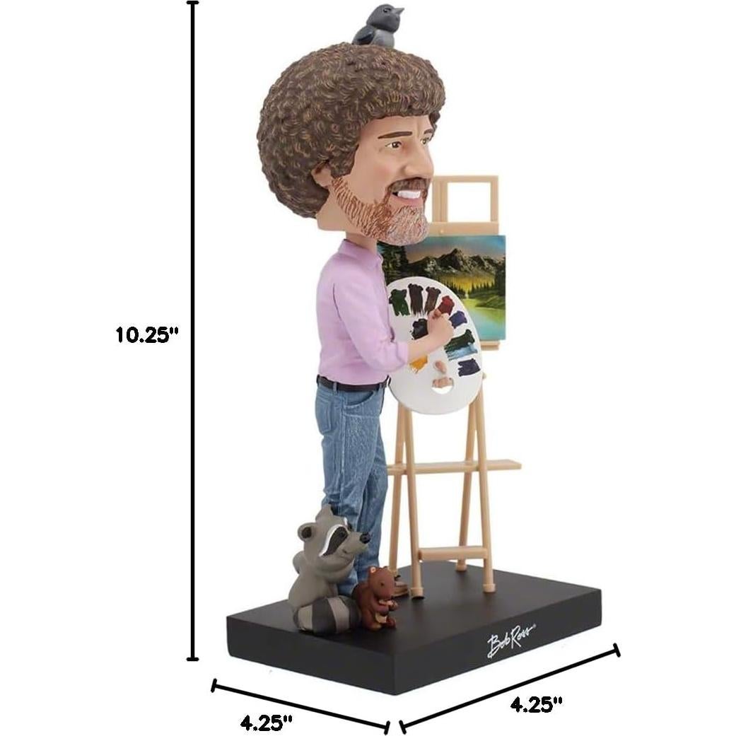 Estatua Coleccionable Bob Ross Bobblehead 20 cm Royal Bobbles