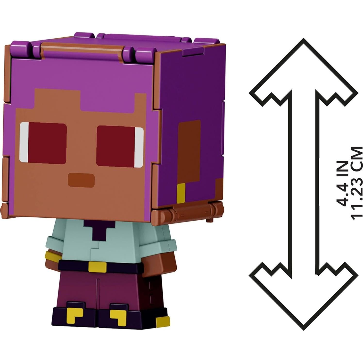 Figuras de Acción Minecraft Mattel Paquete de 2 Efe y Delfín