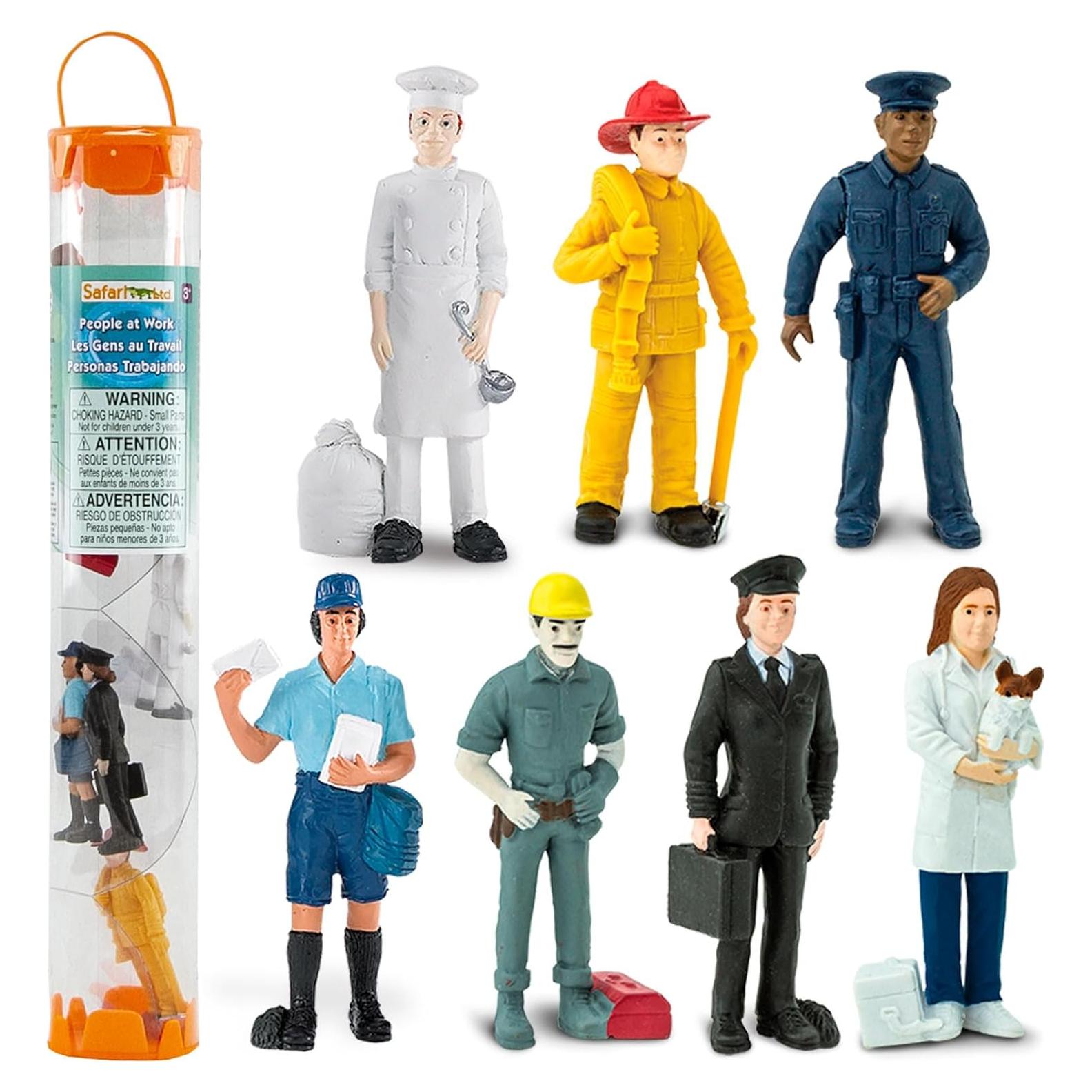 Figuras de Héroes Cotidianos Safari Ltd - 7 Figuras Educativas