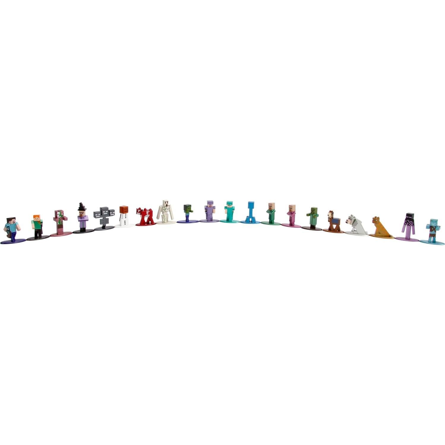 Figuras Nano Minecraft Jada Toys 20 Piezas Coleccionables