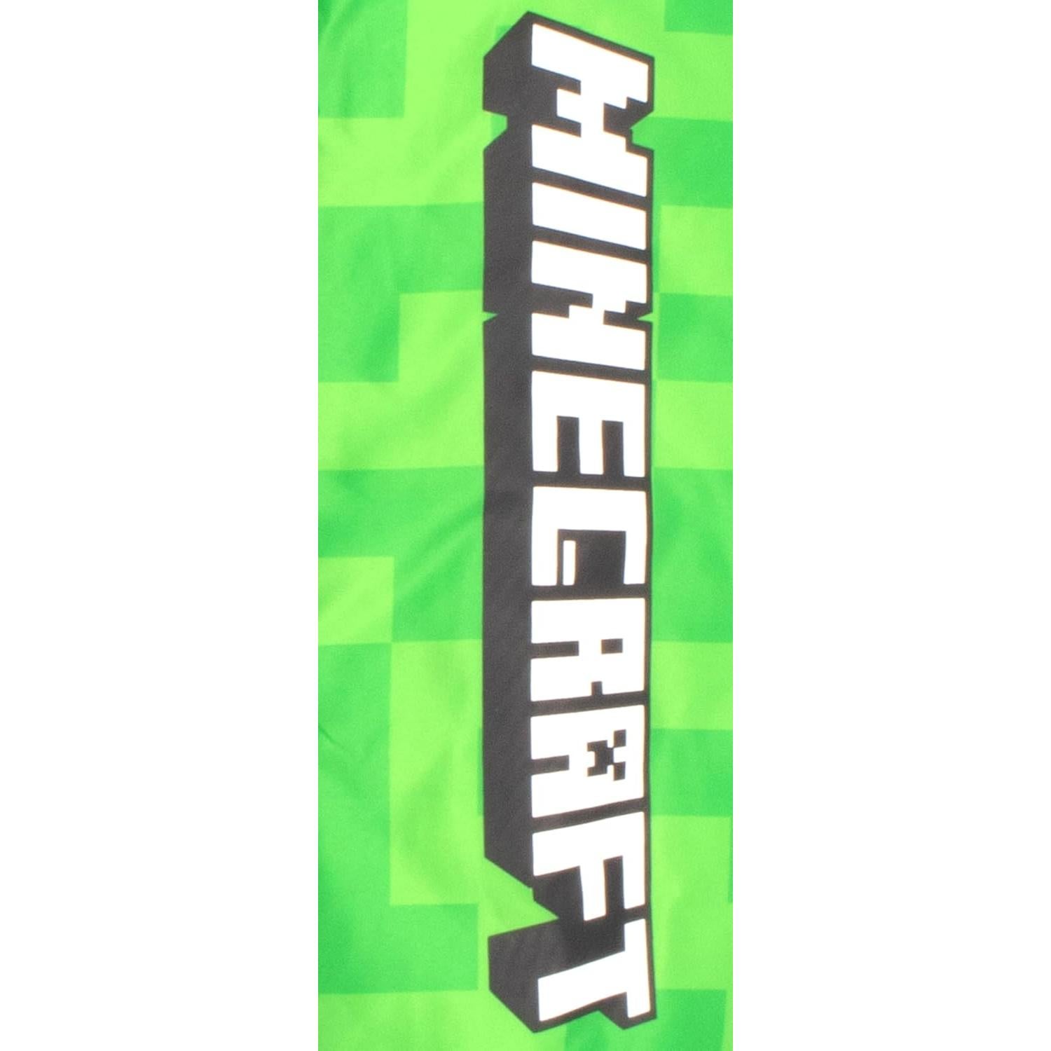 Chaqueta Bomber Minecraft Niños 6-7 Años Verde Neón